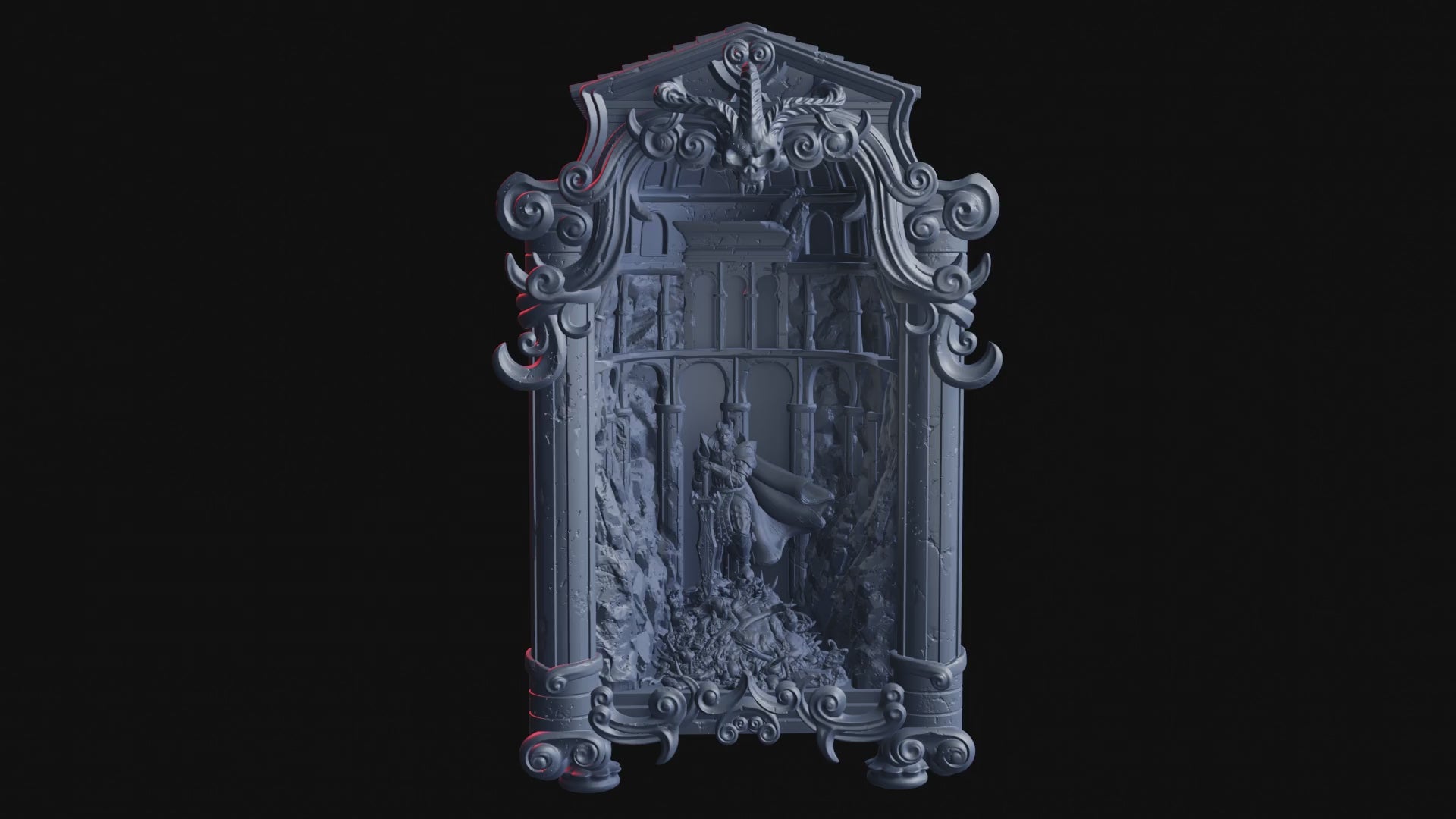 The City of Demons - Divine Wrath - Diorama - Flesh of Gods — Turntable