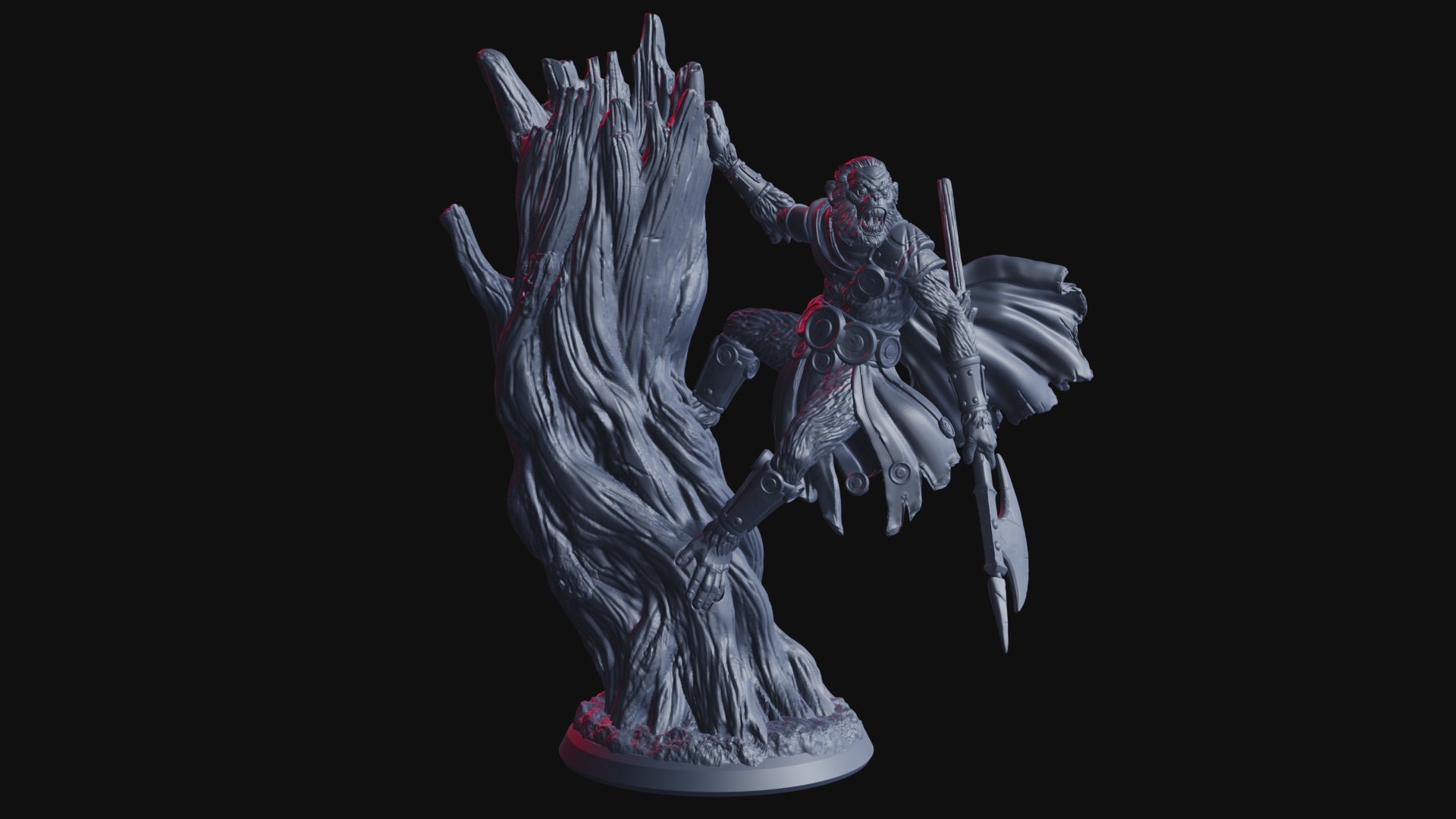 Krogul, Beastmen Resistance Leader turntable