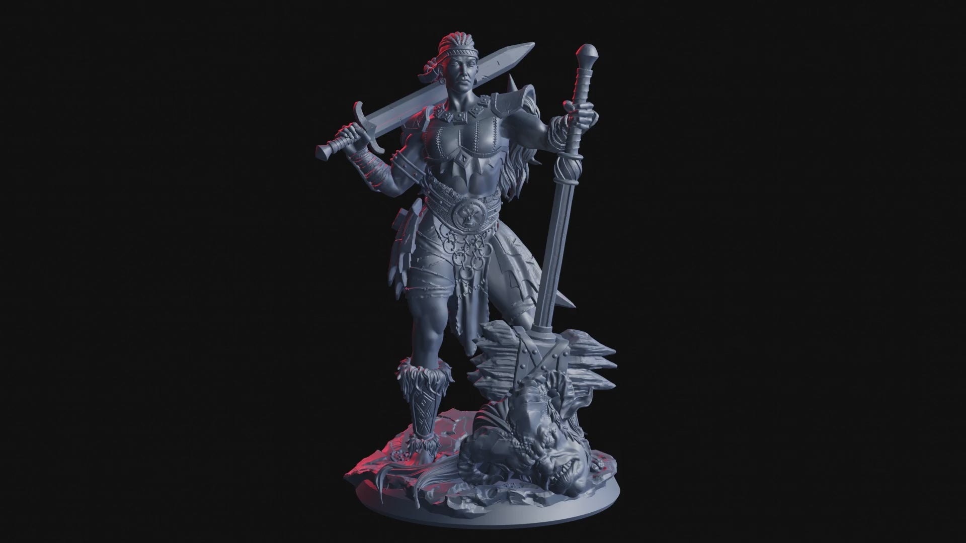 The City of Demons - Insha, Demon-Bashing Barbarian - Flesh of Gods — Turntable