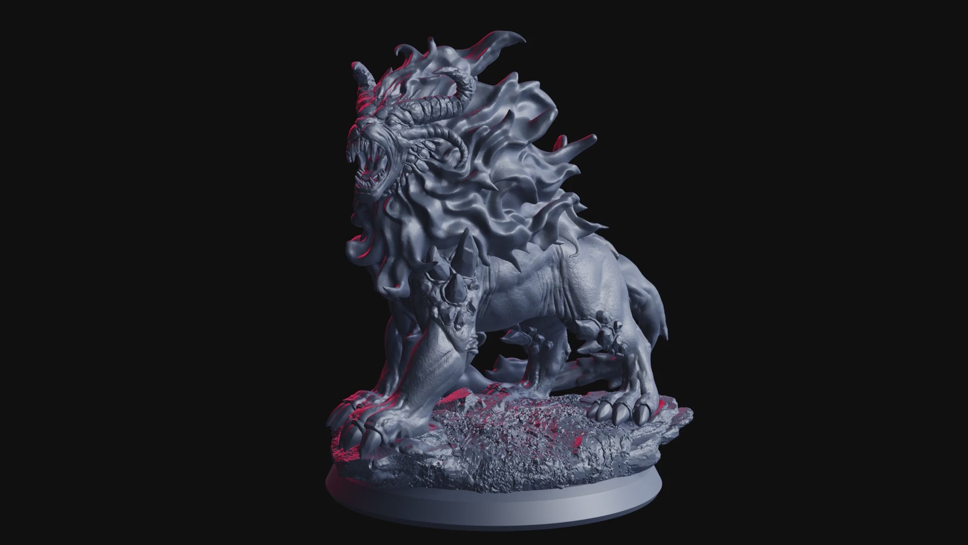 Lion Effigy turntable