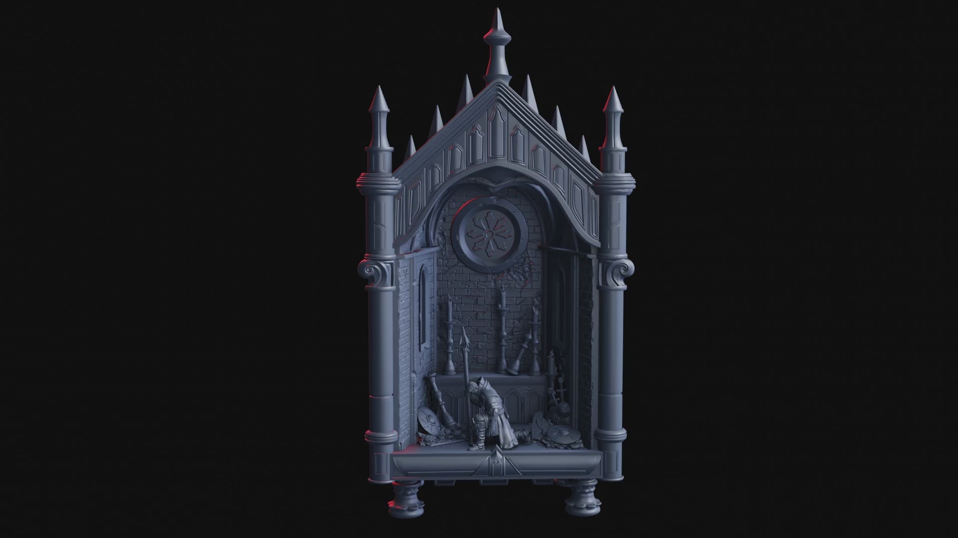 The Last Vigil — Turntable render