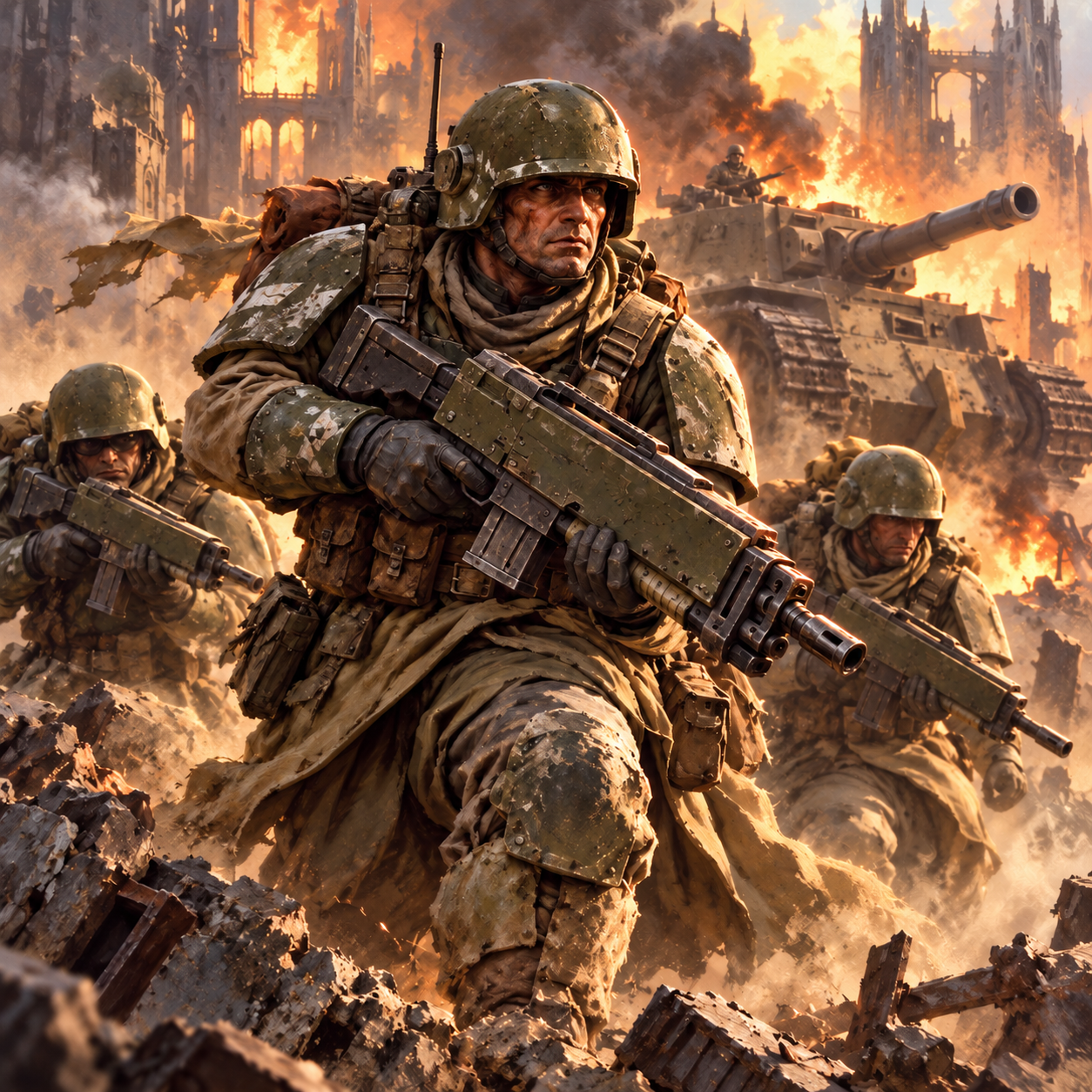 Imperial Guard — illustrated collection cover