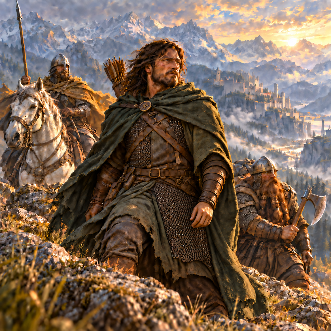 Middle Rings fantasy adventurers