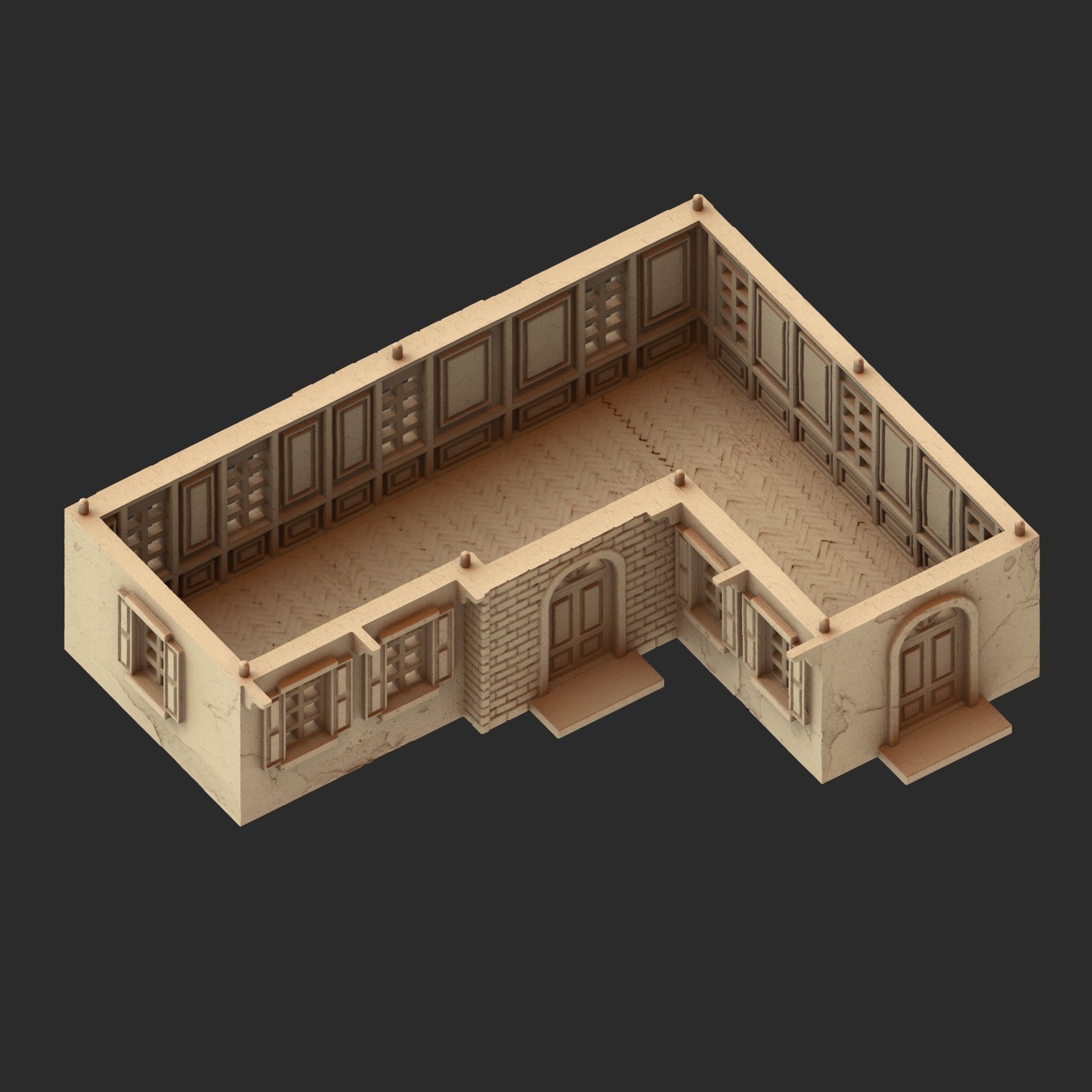 Provence Architecture Part 1 – 13 Printable STL Buildings (28mm Scale)