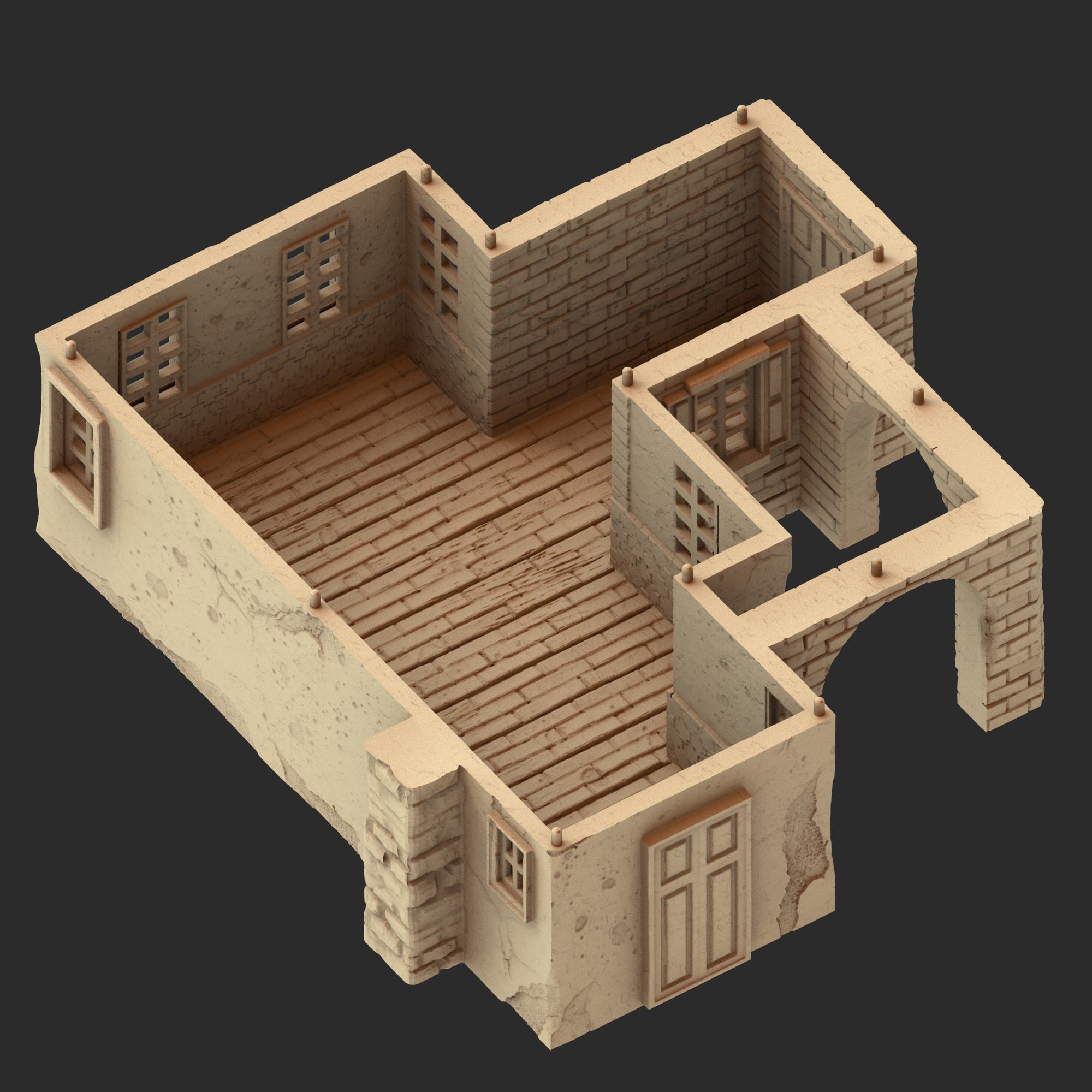 Provence Architecture Part 1 – 13 Printable STL Buildings (28mm Scale)