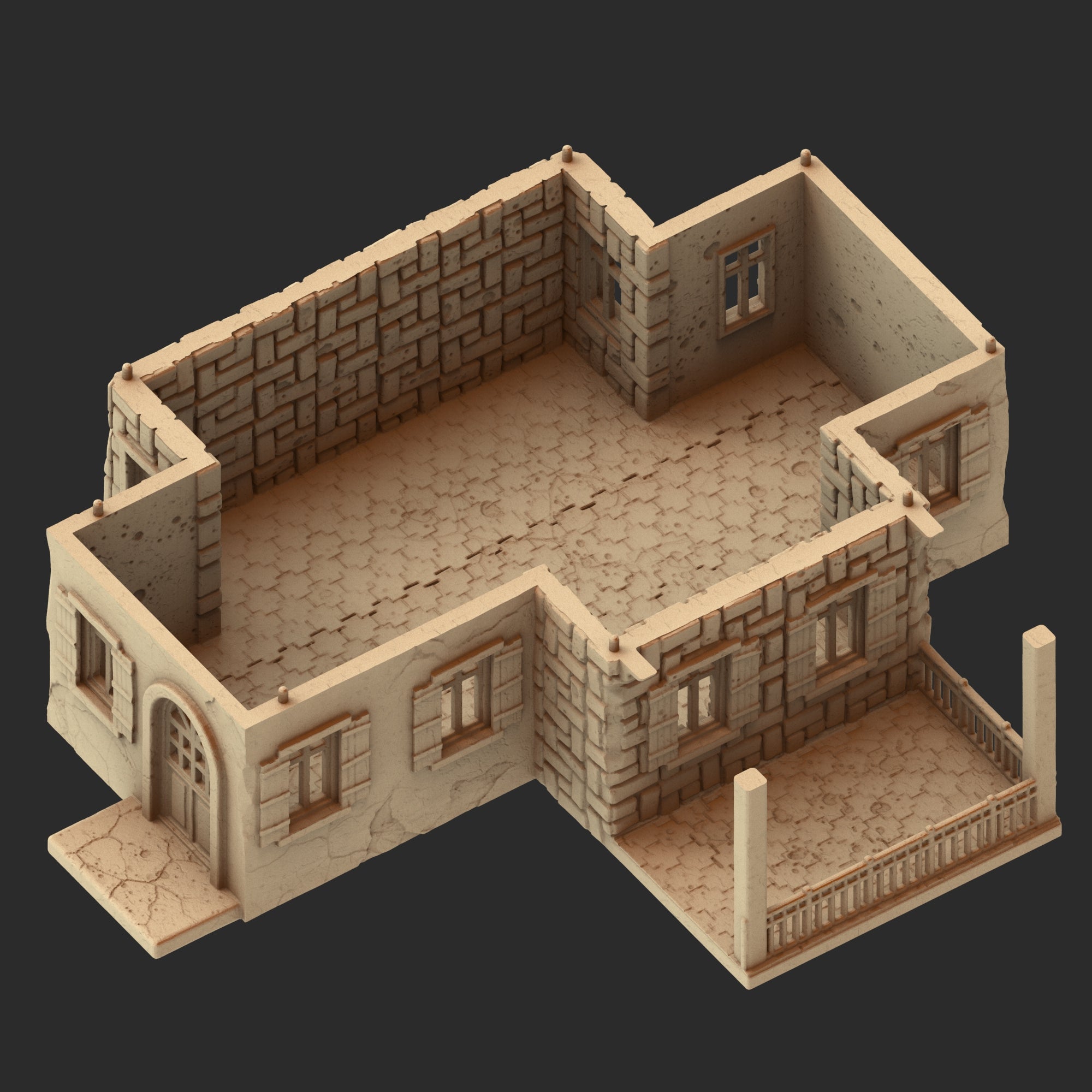 Provence Architecture Part 1 – 13 Printable STL Buildings (28mm Scale)
