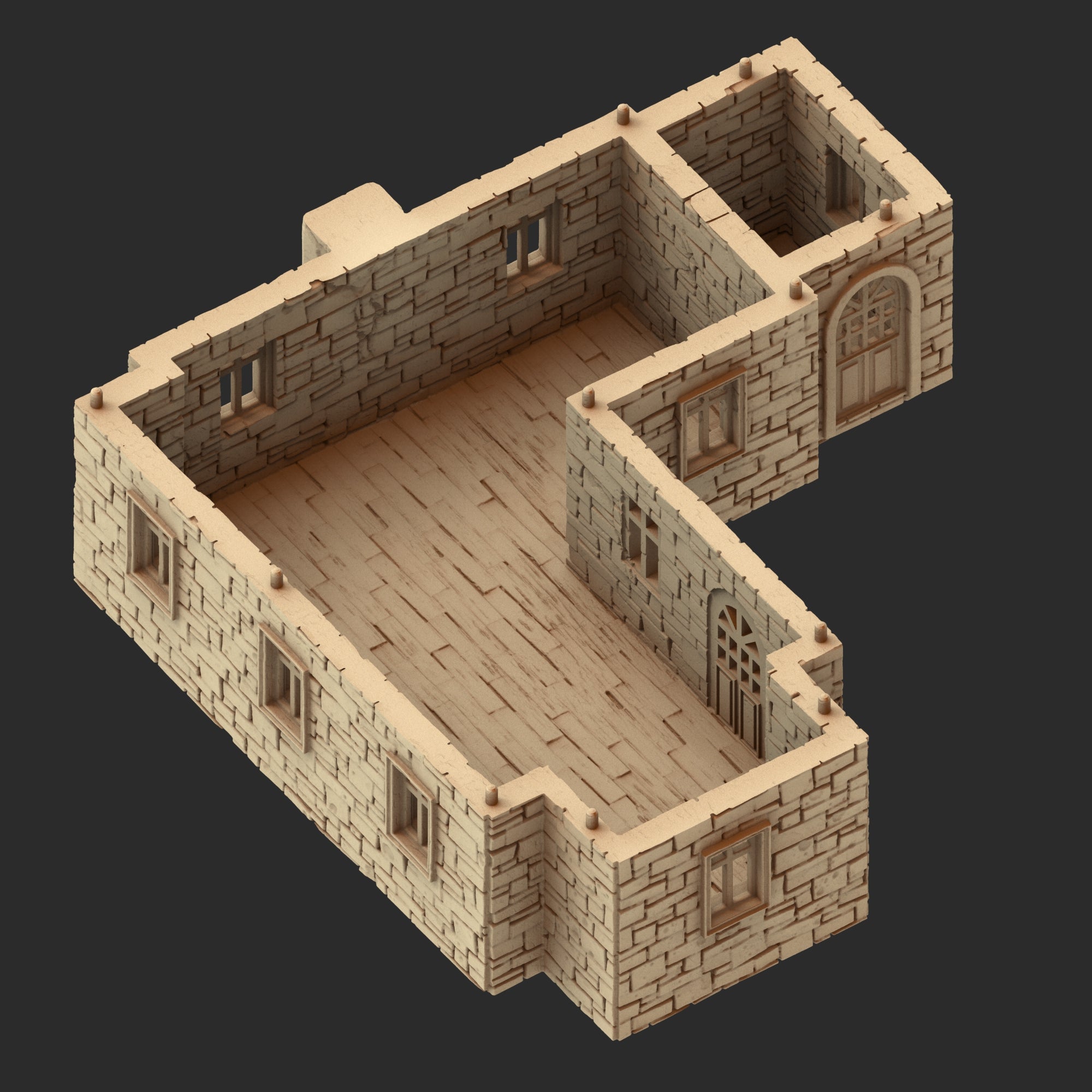 Provence Architecture Part 1 – 13 Printable STL Buildings (28mm Scale)