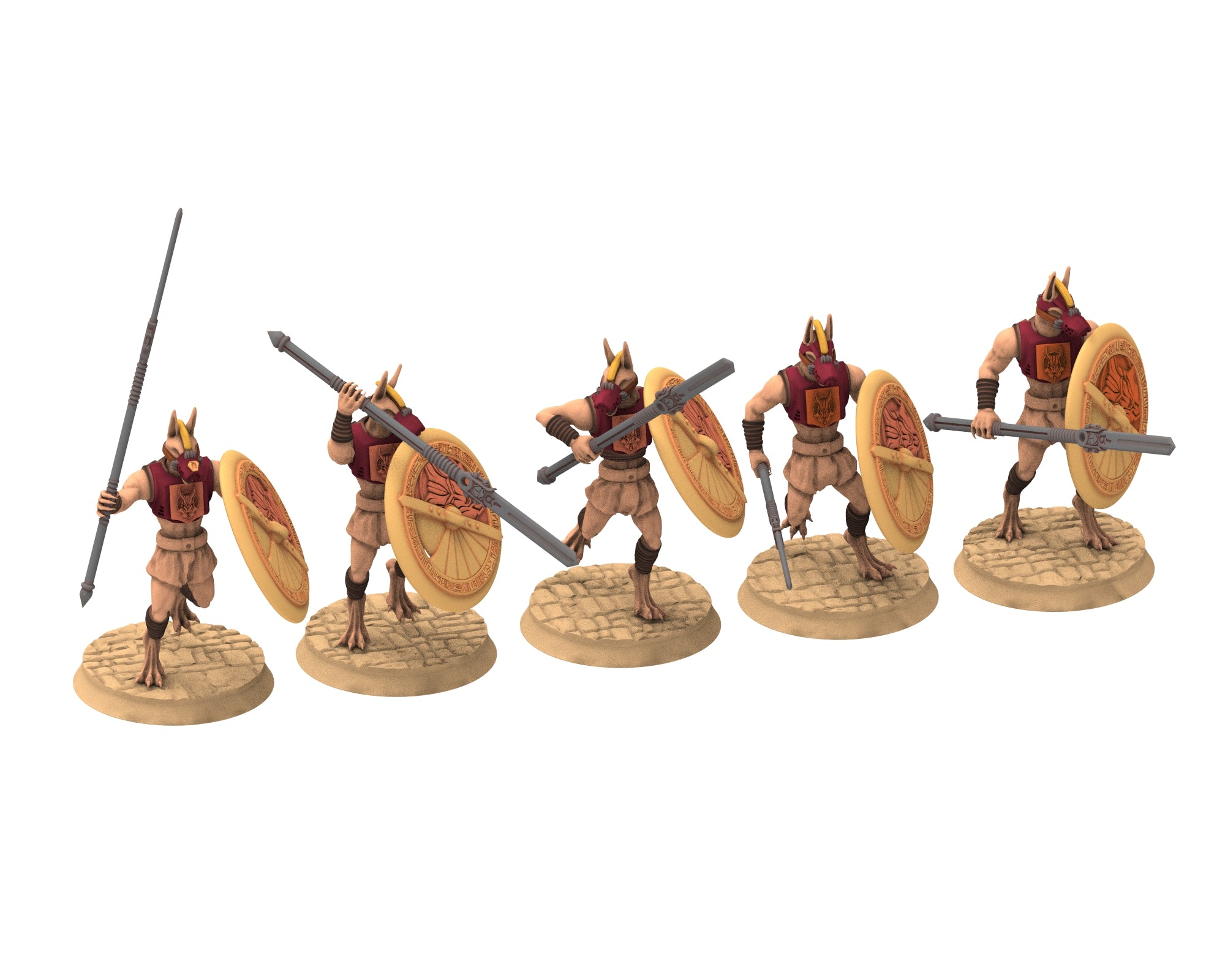 Ta-Khefet - Hathor | Spearmen - Modular Greanan Infantry