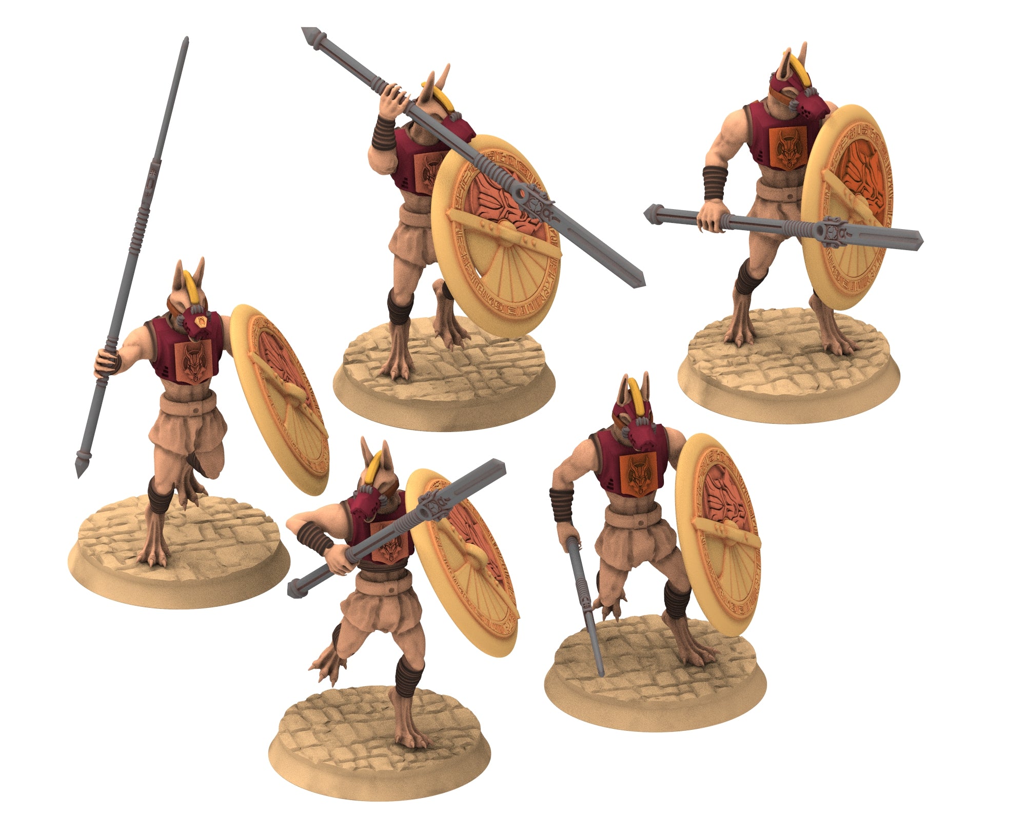 Ta-Khefet - Hathor | Spearmen - Modular Greanan Infantry