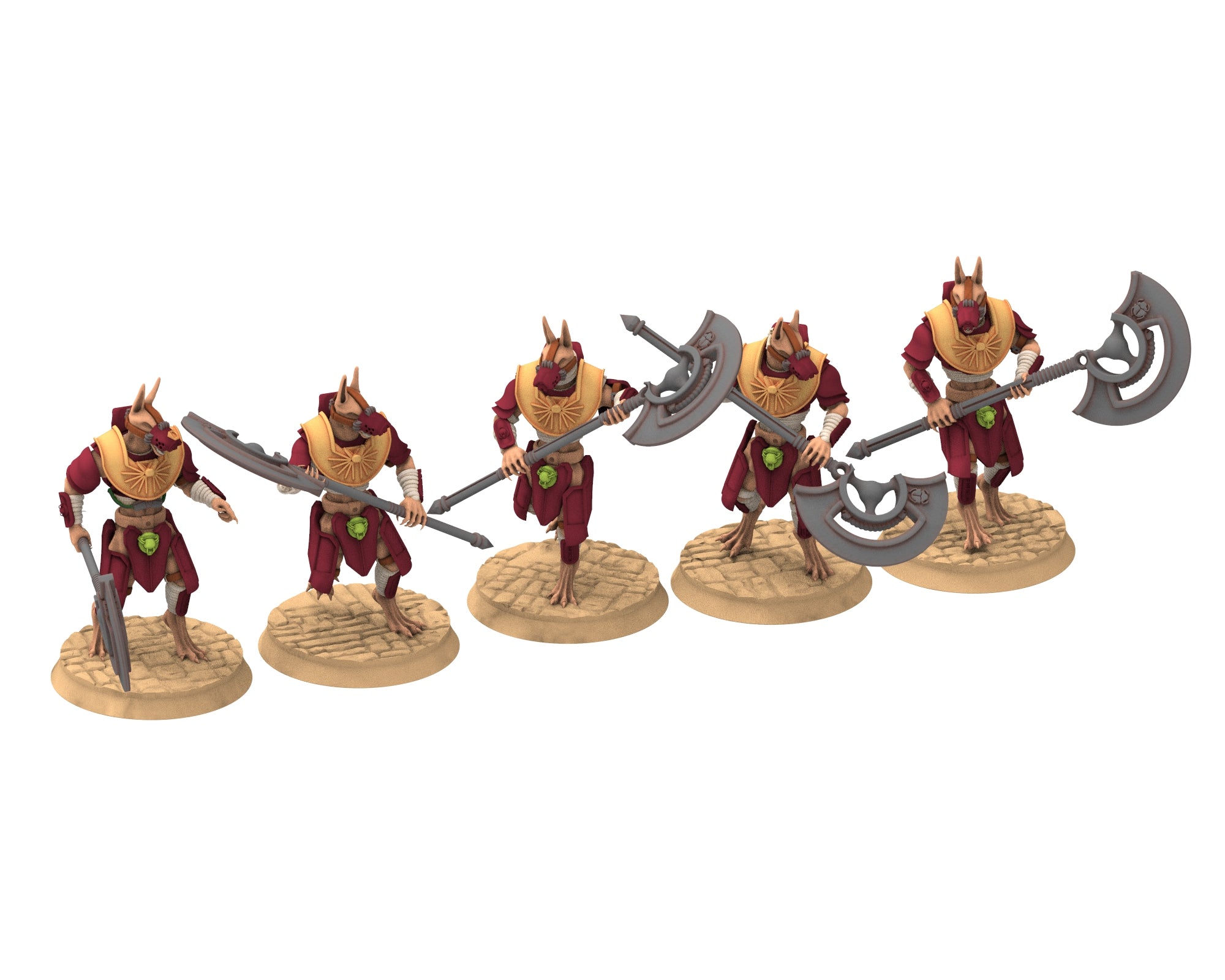 Ta-Khefet – Nephthys | Jet Halberds – Modular Greanan Infantry