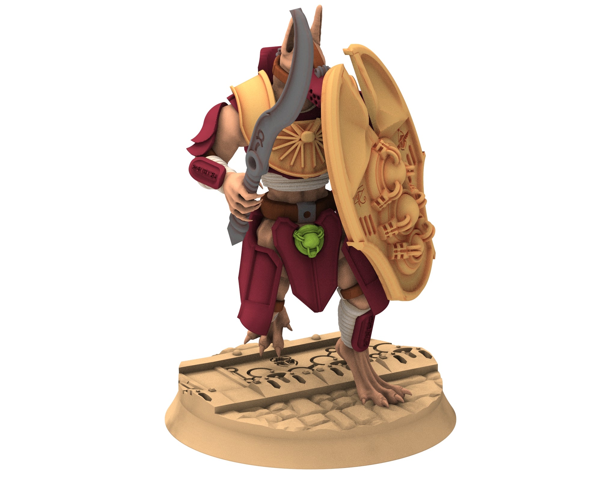 Ta-Khefet – Nekhtou | Khopeshs + Heavy Shields – Modular Greanan Infantry