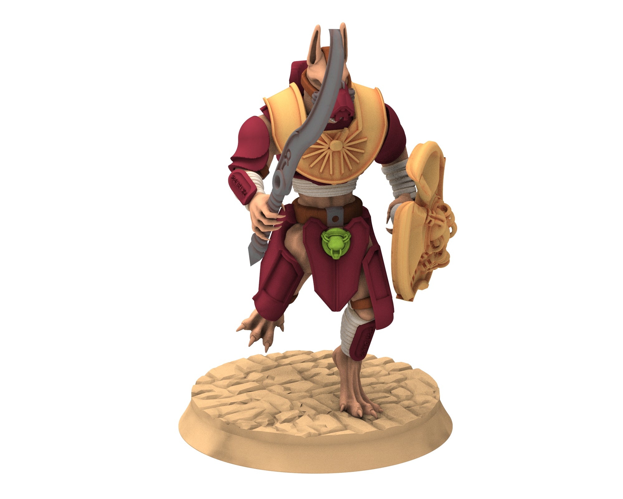 Ta-Khefet – Nekhtou | Khopeshs + Heavy Shields – Modular Greanan Infantry
