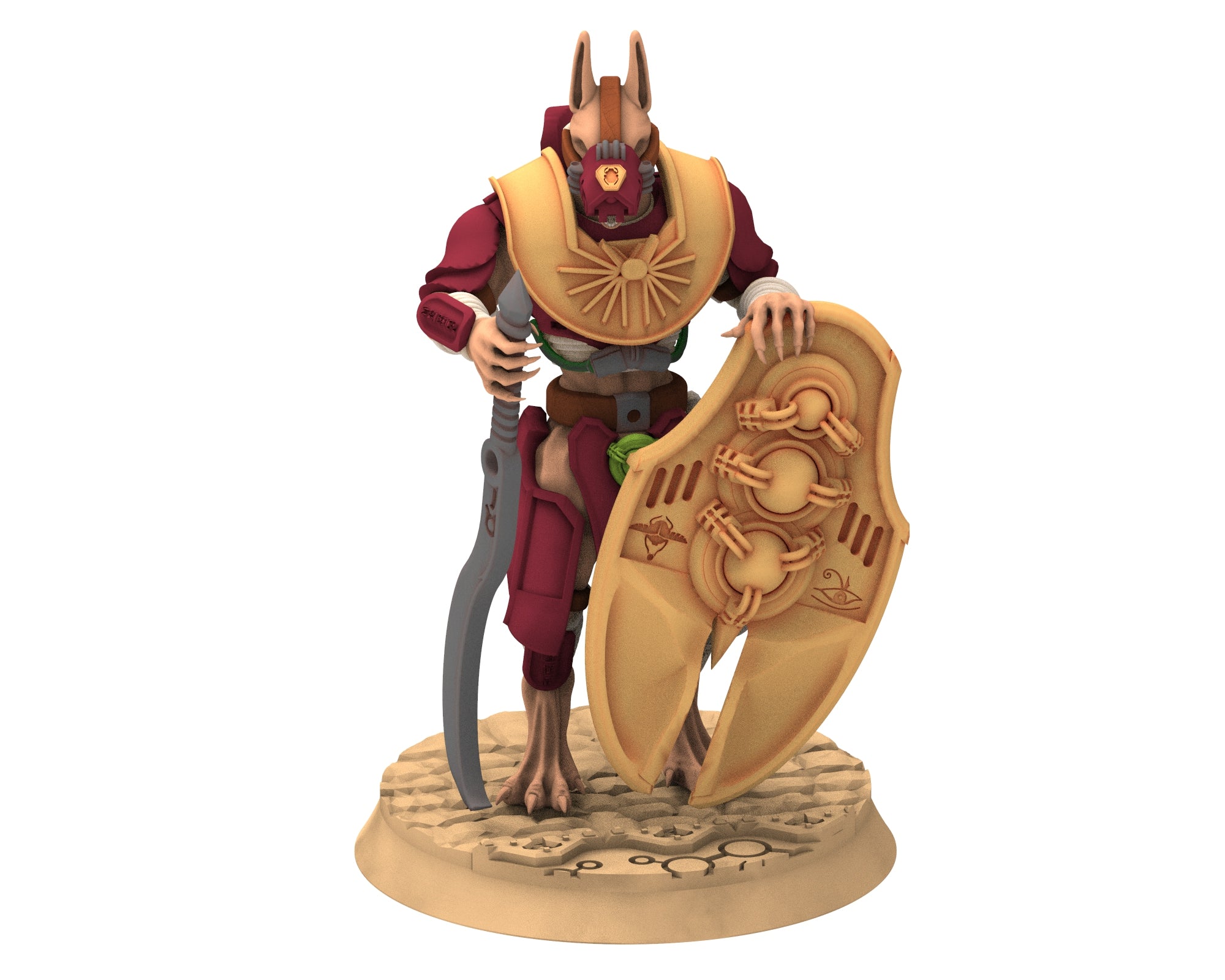 Ta-Khefet – Nekhtou | Khopeshs + Heavy Shields – Modular Greanan Infantry