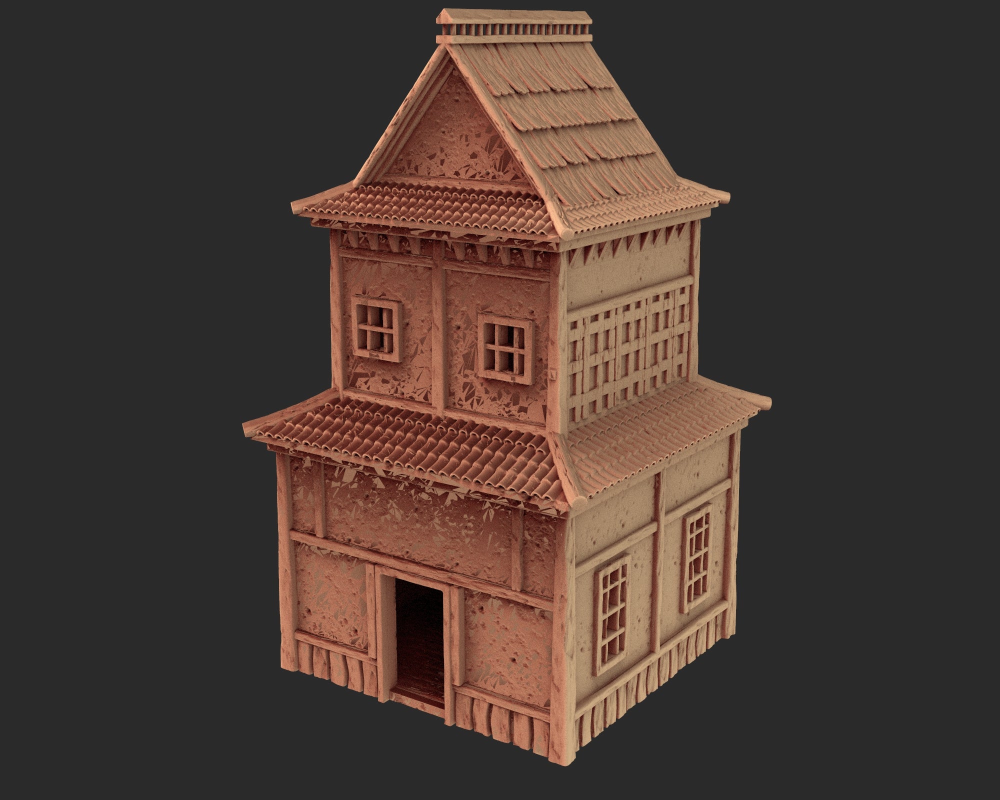 Japanese medieval buildings part 1 - x6 Buildings
