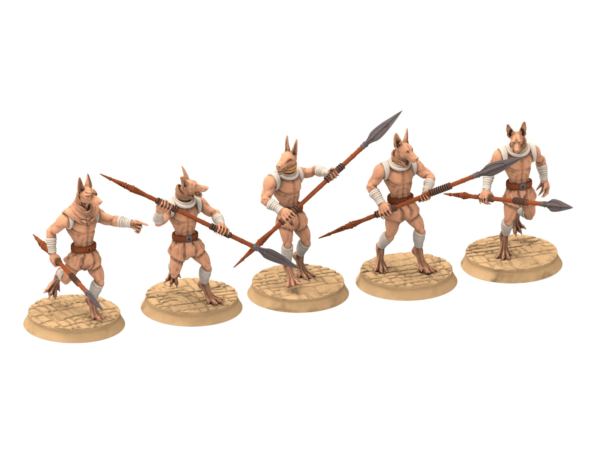 Netjeret Rebels – Nek | Fanatical Peasant Militia with Spears -  Modular Greanan Infantry