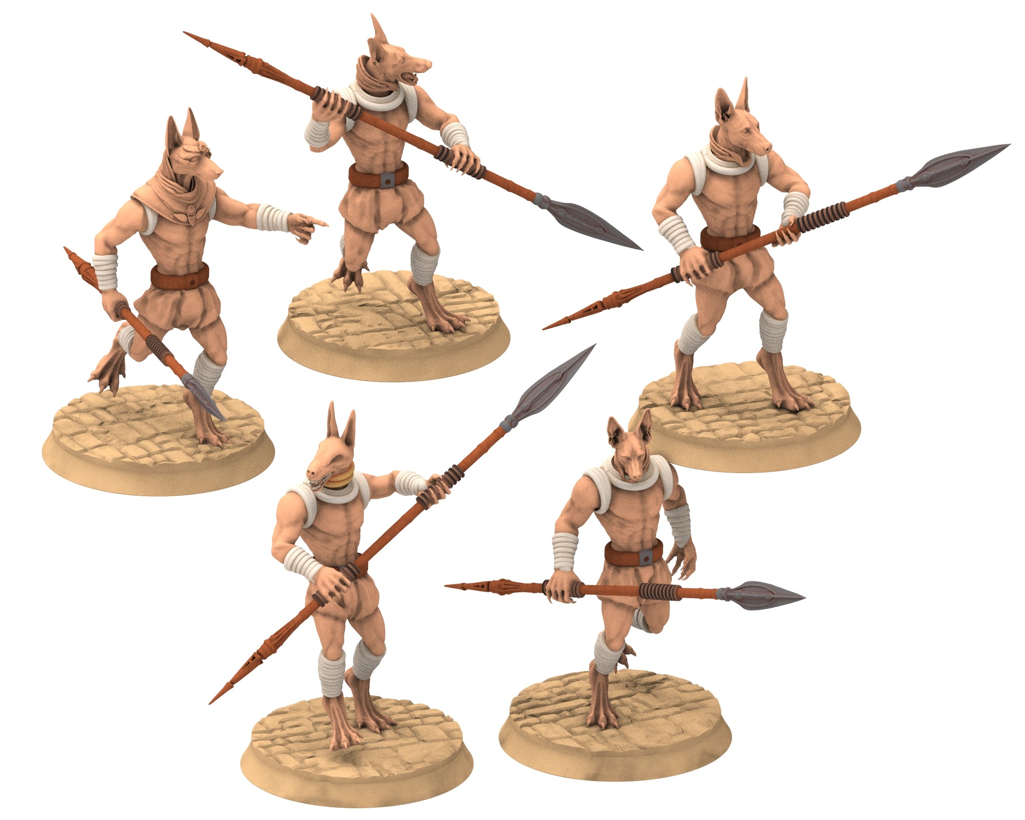 Netjeret Rebels – Nek | Fanatical Peasant Militia with Spears -  Modular Greanan Infantry