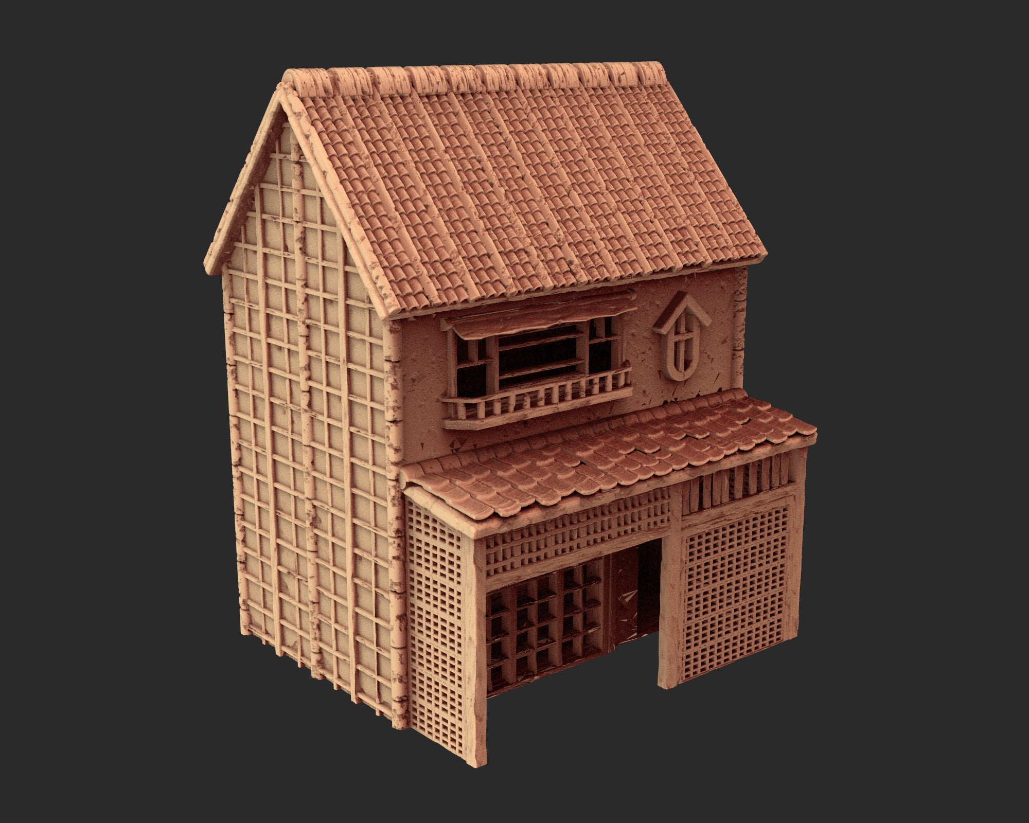 Japanese medieval buildings part 1 - x6 Buildings
