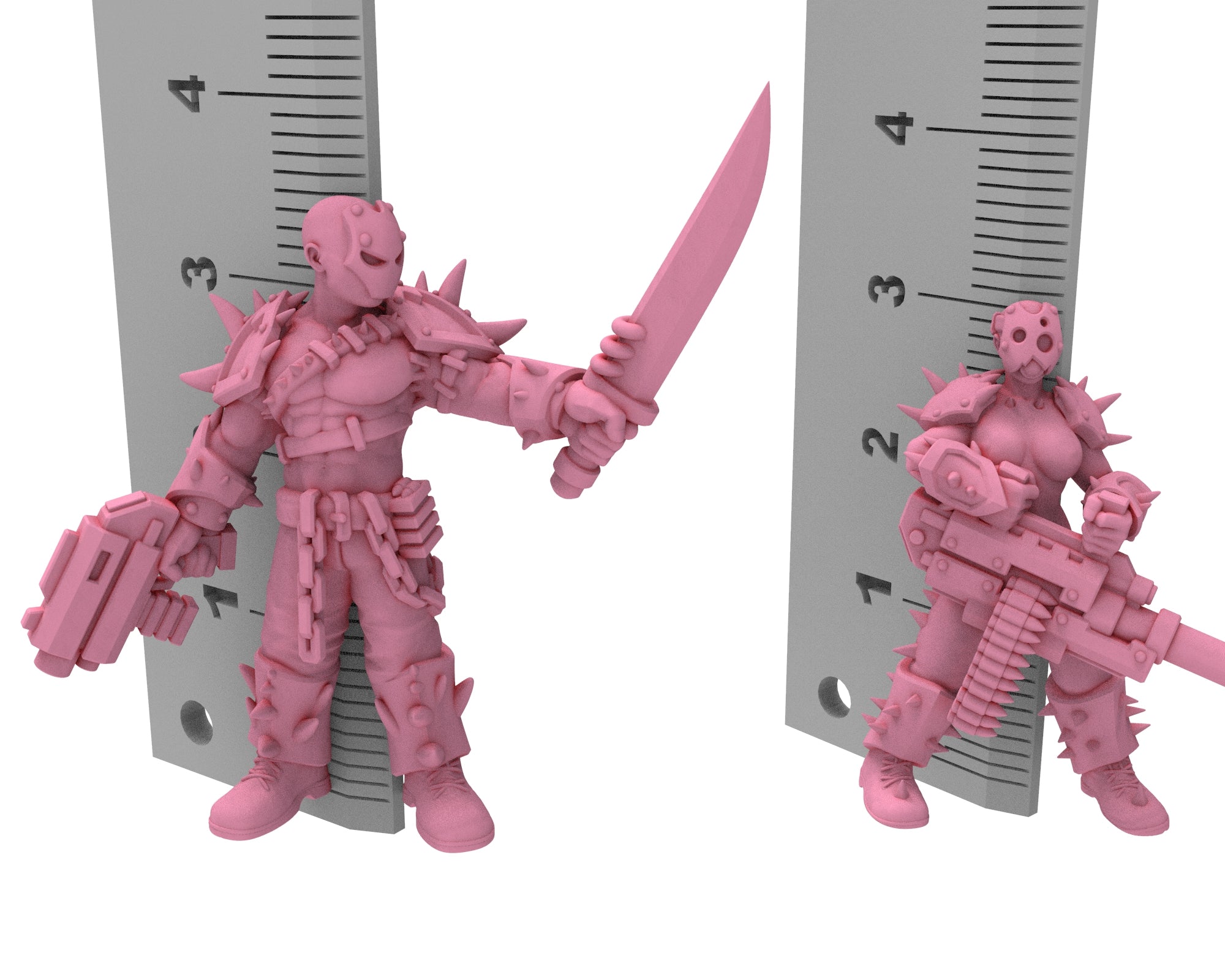 Daemons of lust - 32mm Sadistic Cultists of Chaos god - Full infantry unit - Edge Miniatures