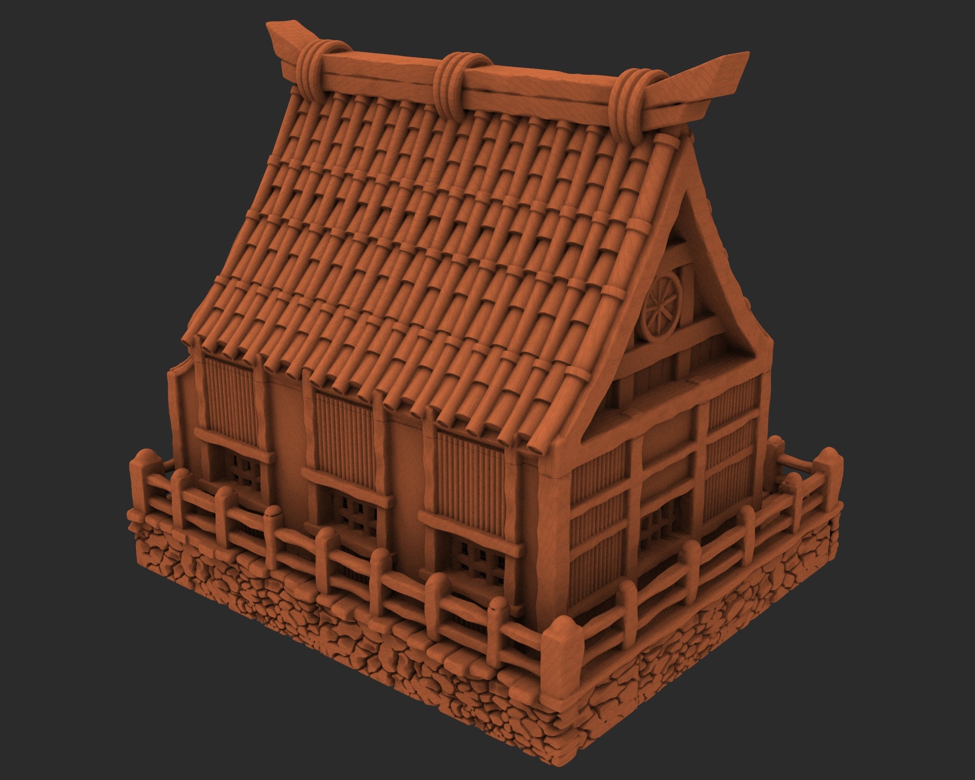 Stylized Japanese architecture - x5 Buildings