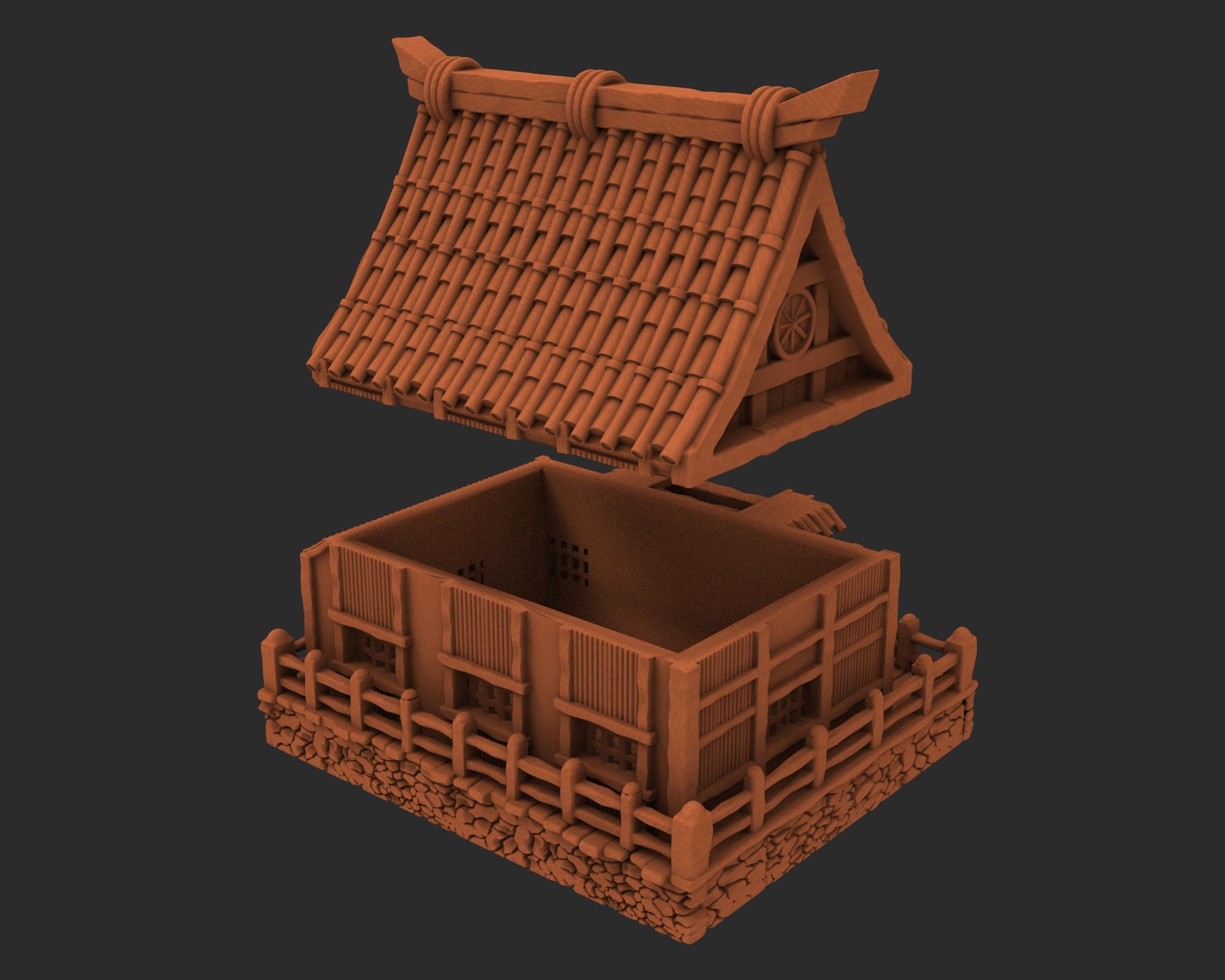 Stylized Japanese architecture - x5 Buildings