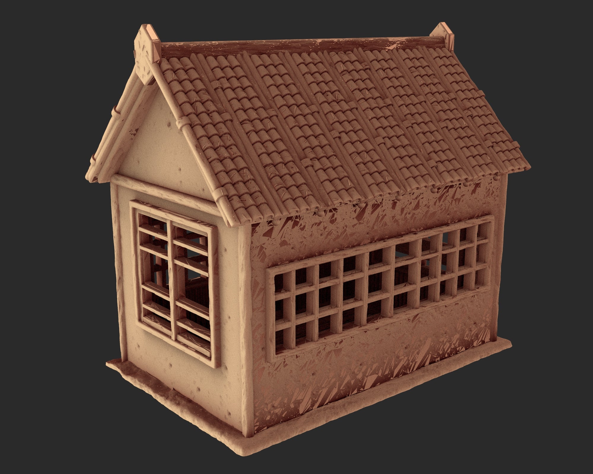 Japanese medieval buildings part 1 - x6 Buildings