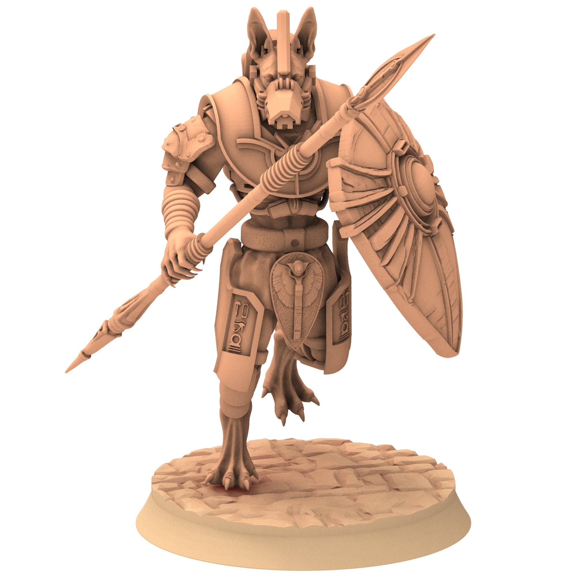 Netjeret Rebels – Sebakhy | Transitional Elite Warriors with Spears - Greanan Infantry
