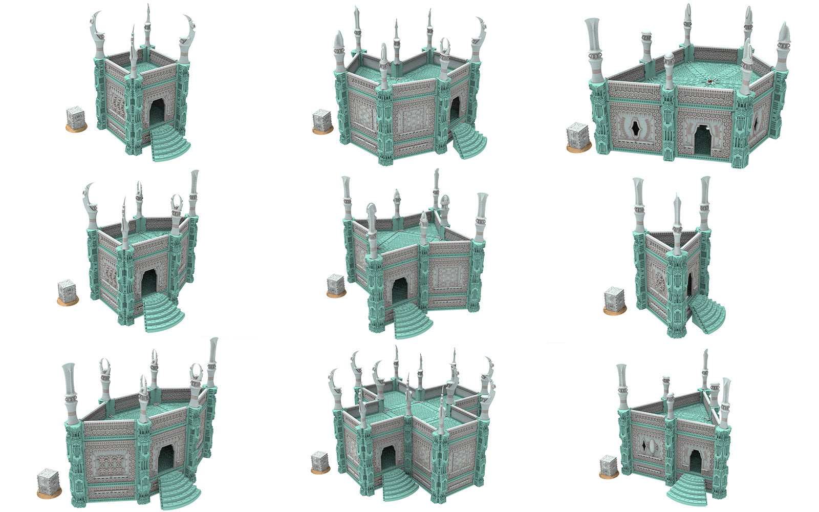 Damocles City Builder - Dark city of Myriam - Modular Buildings & Full Biome