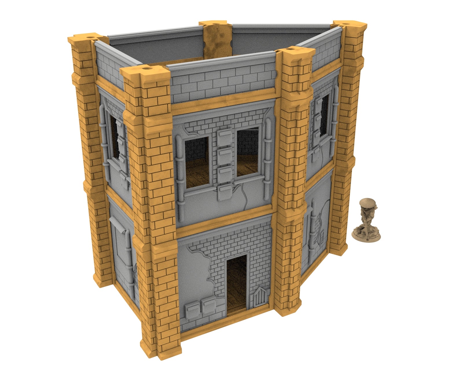 Damocles City Builder - Fragance Dormitory - Modular Buildings & Full Biome