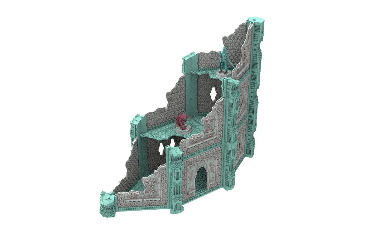 Damocles City Builder - Dark city of Myriam - Modular Buildings & Full Biome