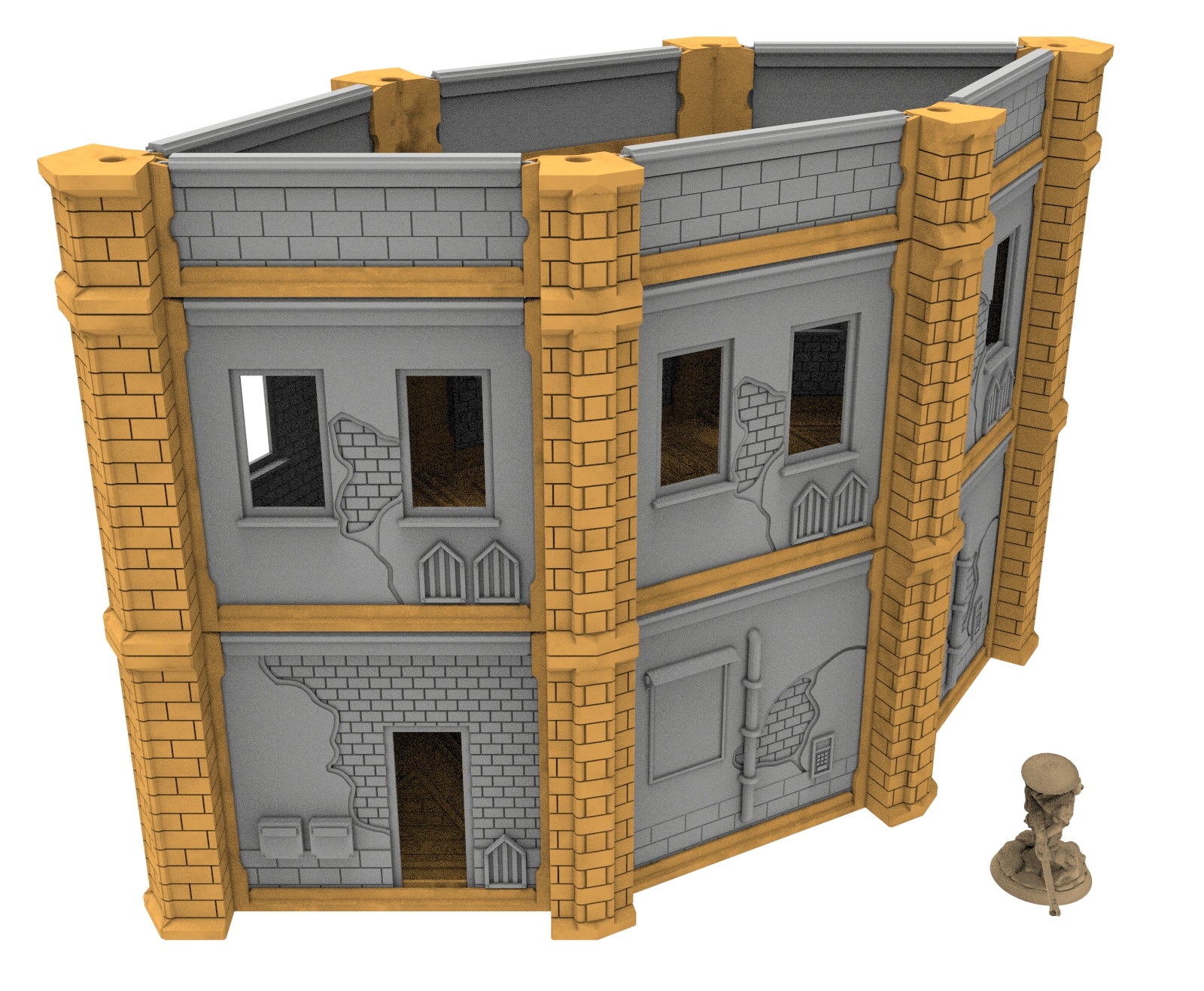 Damocles City Builder - Fragance Dormitory - Modular Buildings & Full Biome