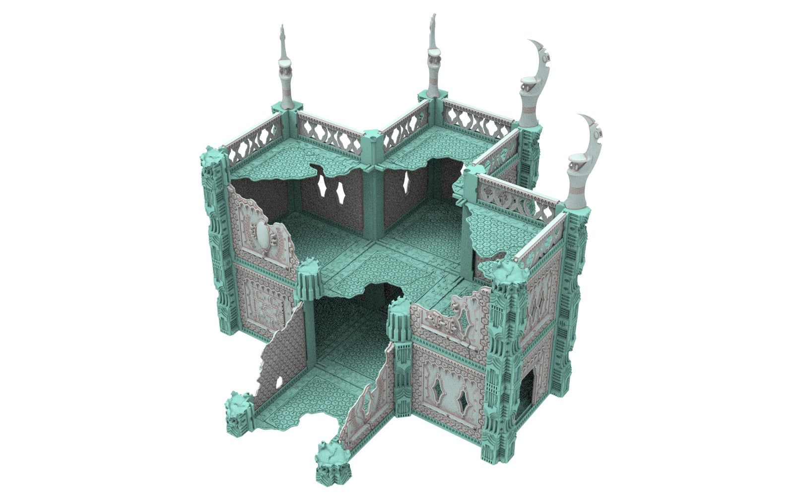 Damocles City Builder - Dark city of Myriam - Modular Buildings & Full Biome