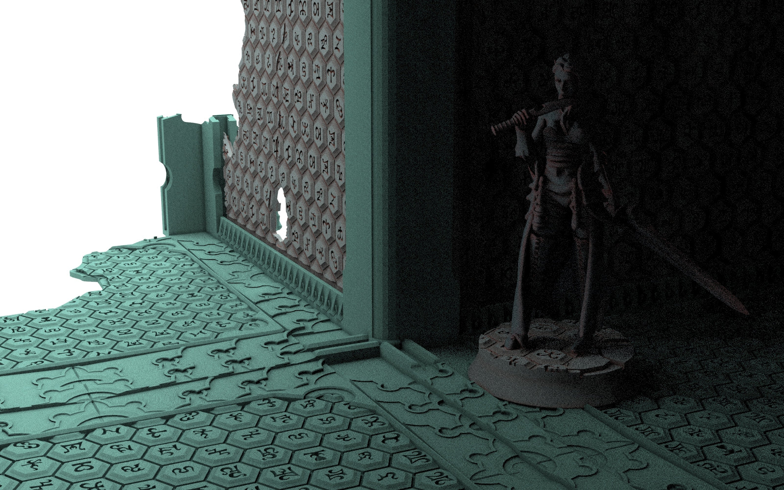 Damocles City Builder - Dark city of Myriam - Modular Buildings & Full Biome