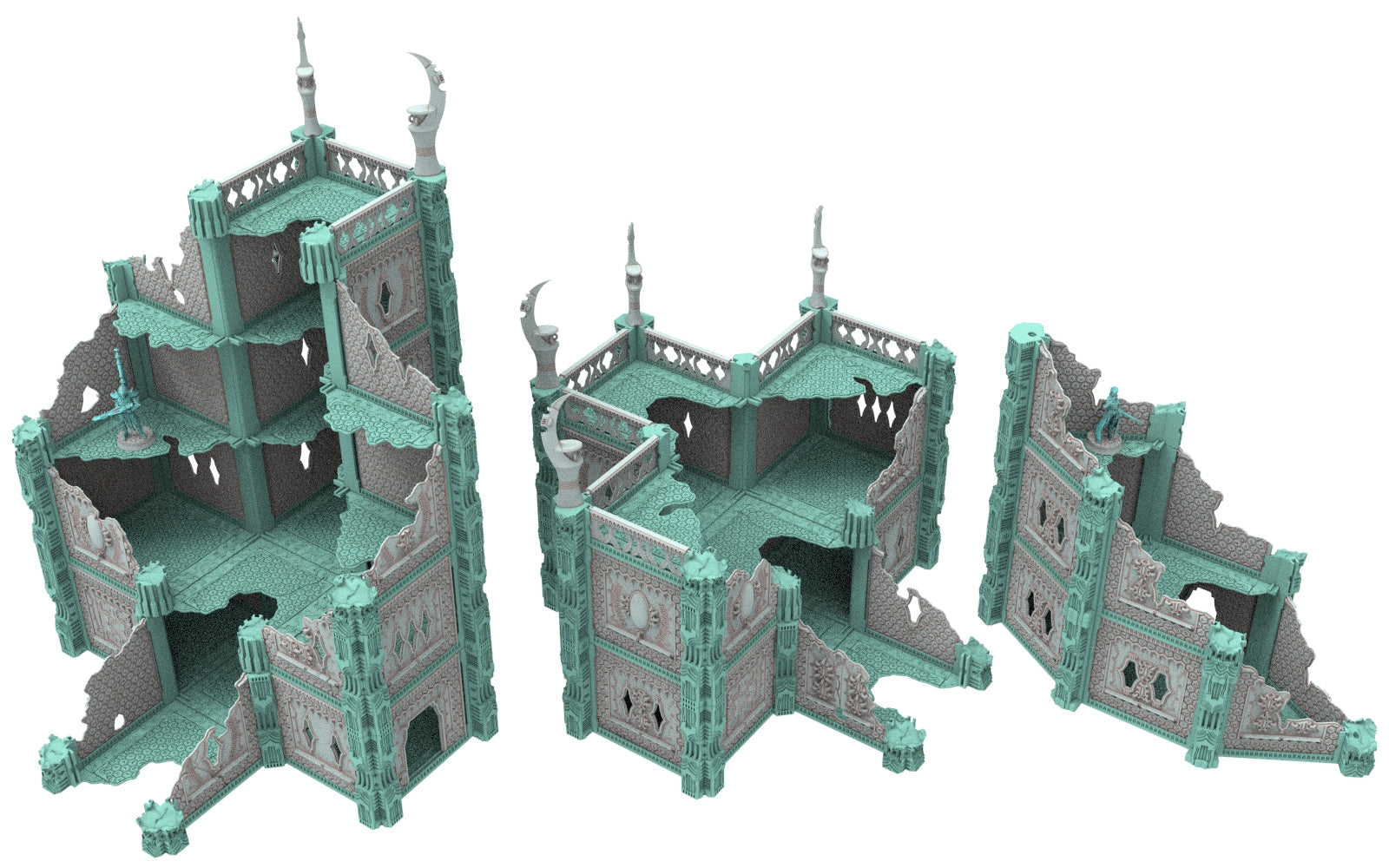 Damocles City Builder - Dark city of Myriam - Modular Buildings & Full Biome