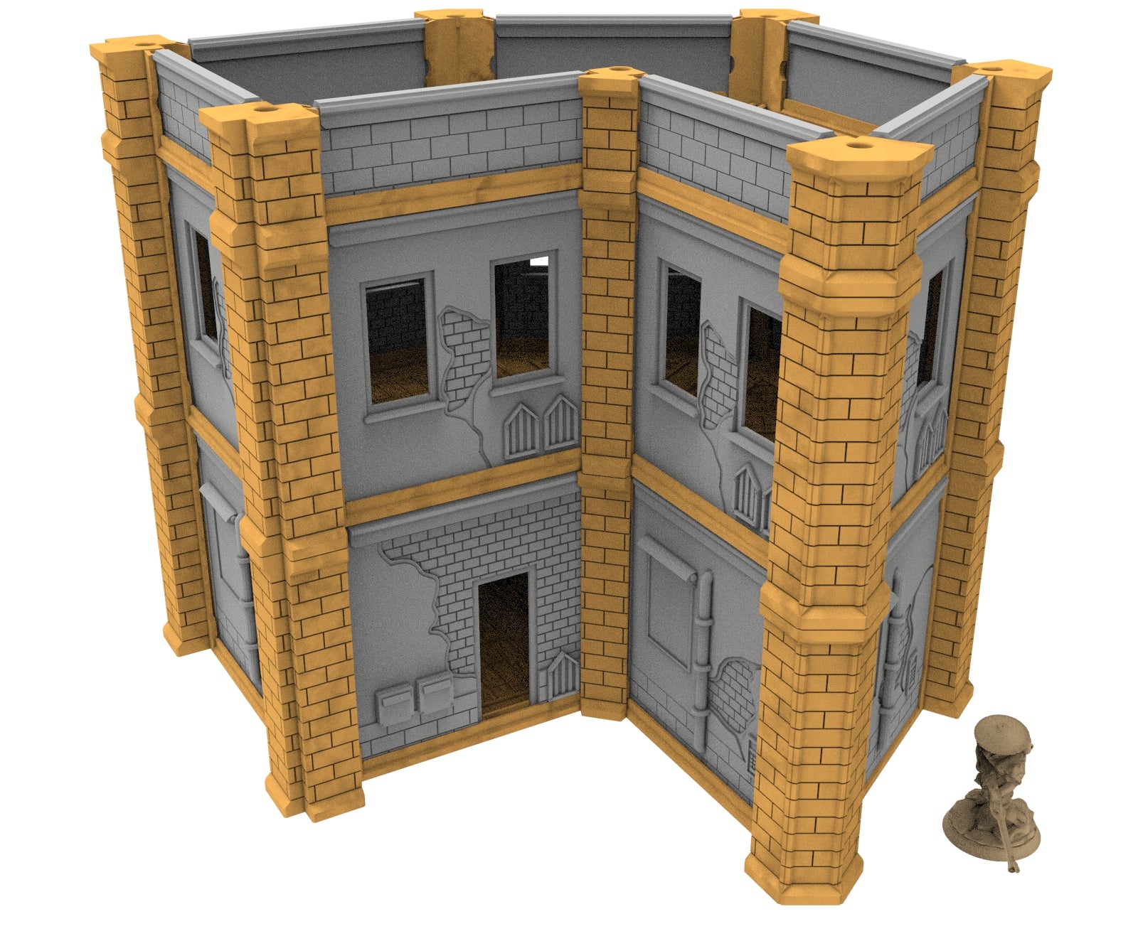 Damocles City Builder - Fragance Dormitory - Modular Buildings & Full Biome