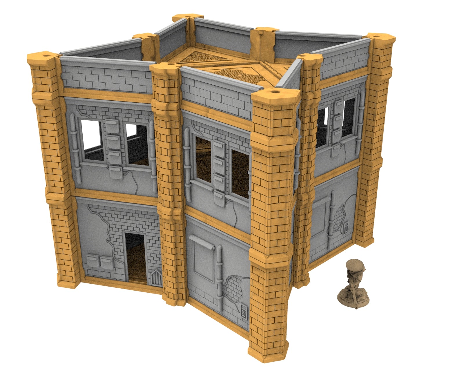 Damocles City Builder - Fragance Dormitory - Modular Buildings & Full Biome