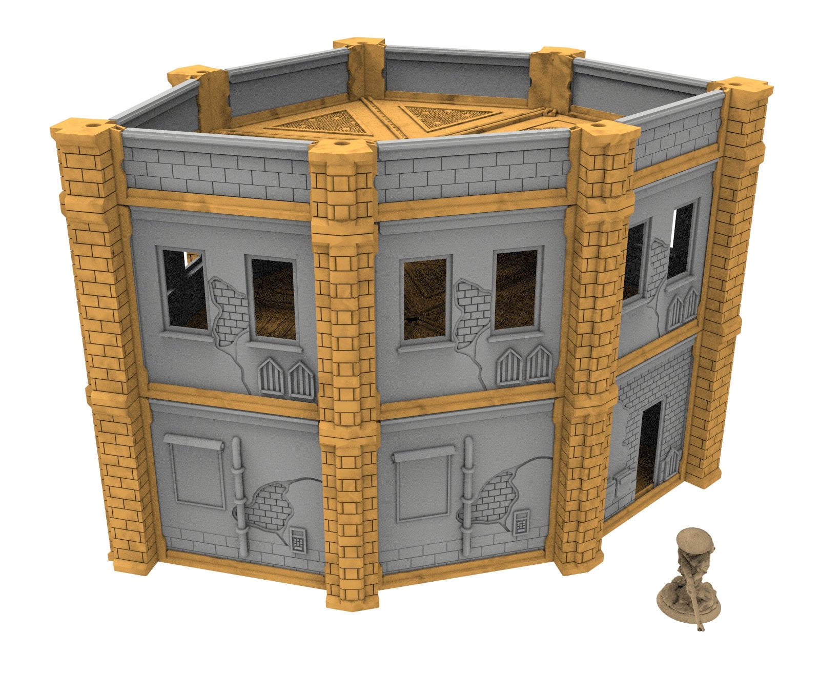 Damocles City Builder - Fragance Dormitory - Modular Buildings & Full Biome