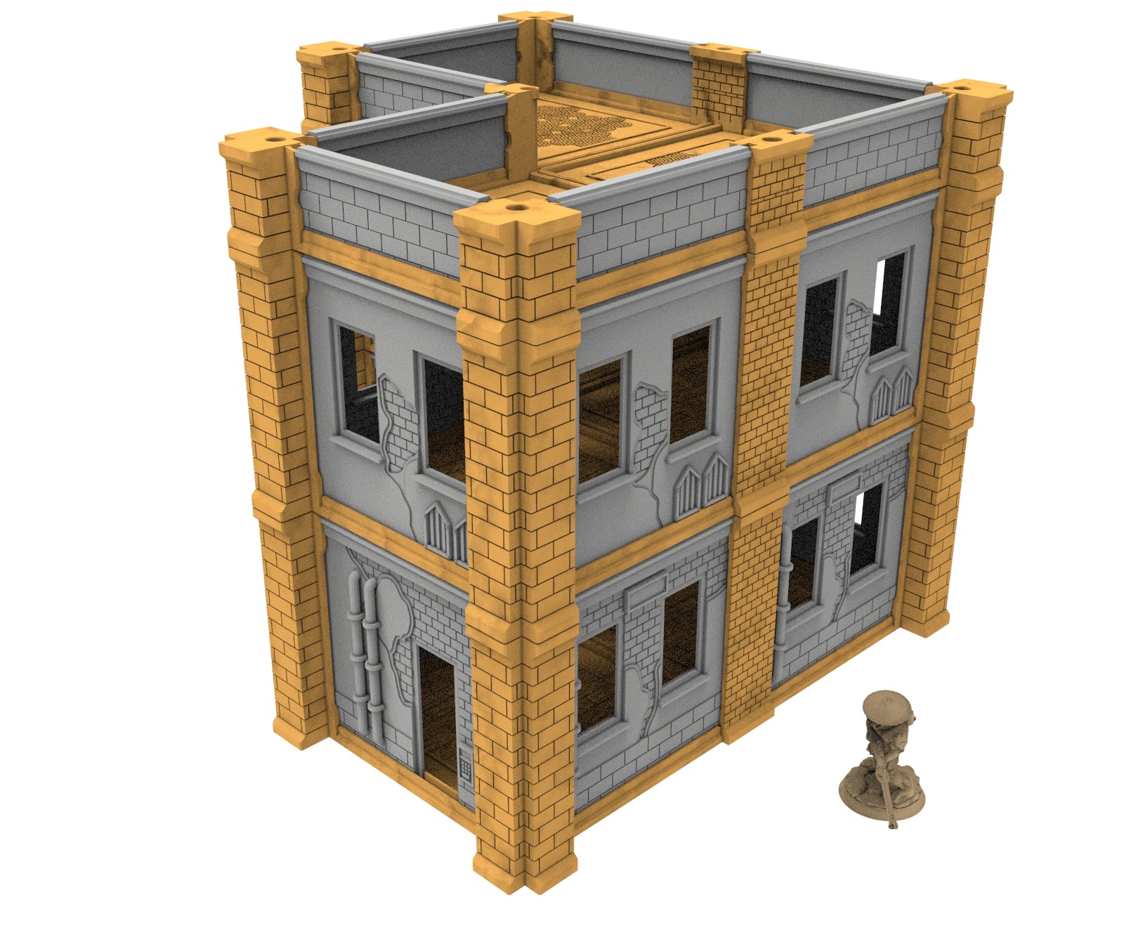 Damocles City Builder - Fragance Dormitory - Modular Buildings & Full Biome
