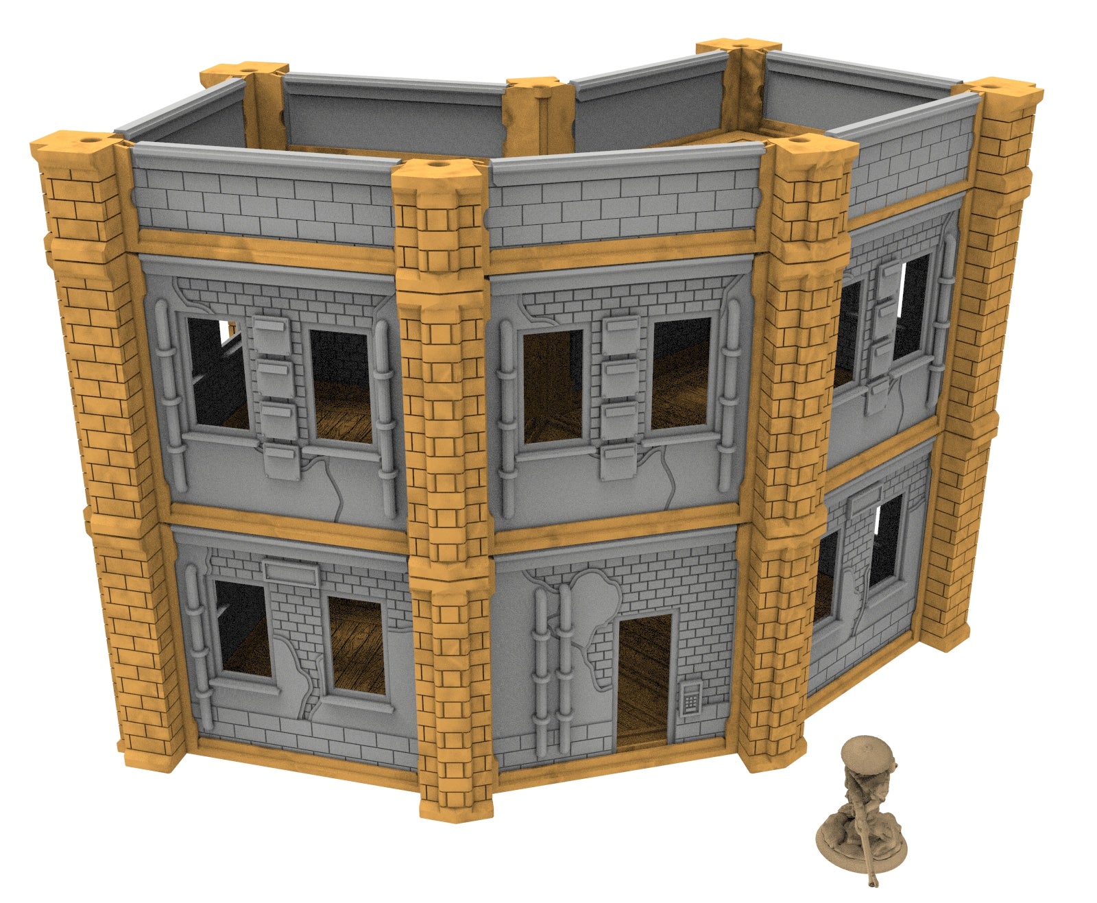 Damocles City Builder - Fragance Dormitory - Modular Buildings & Full Biome