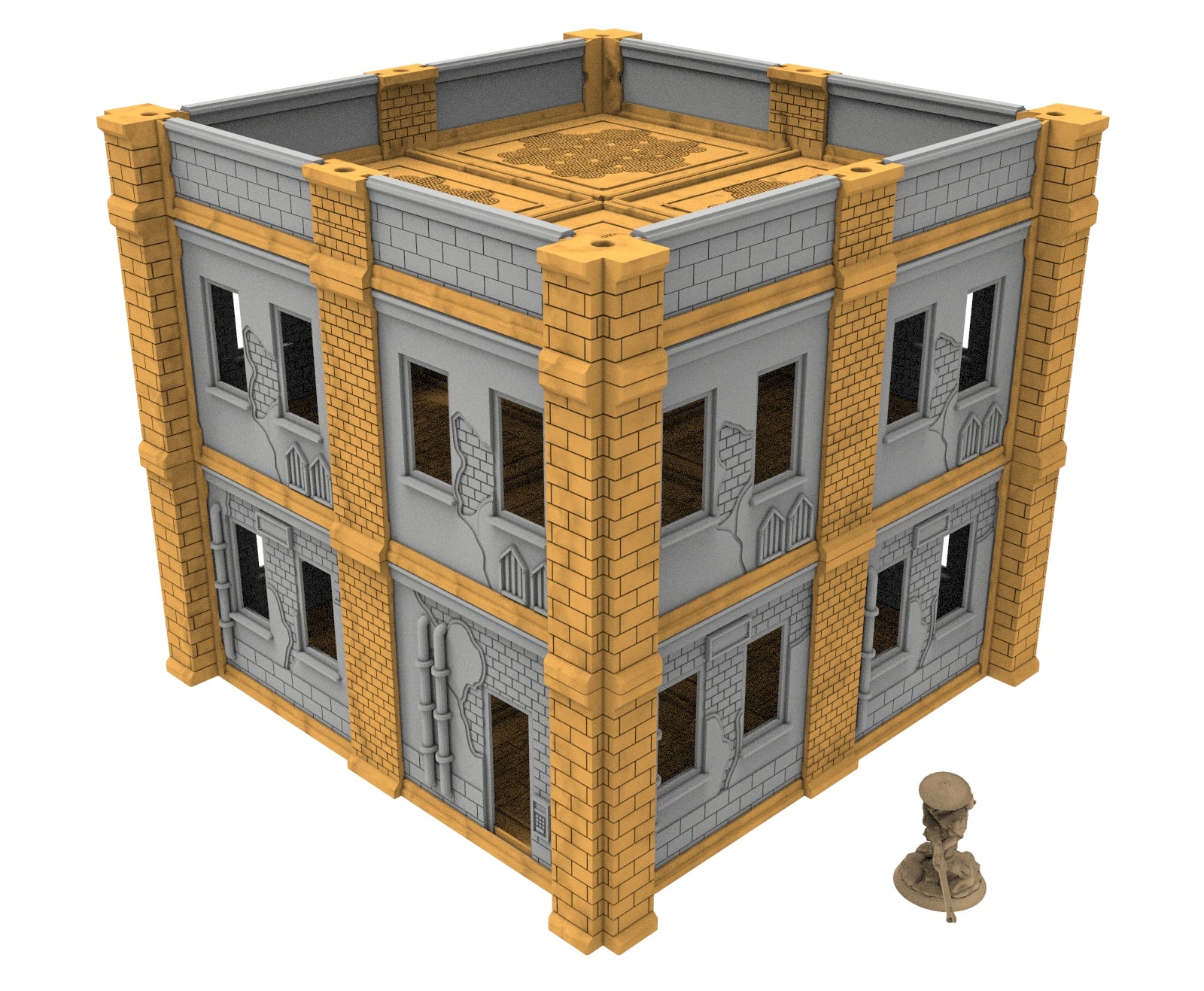 Damocles City Builder - Fragance Dormitory - Modular Buildings & Full Biome