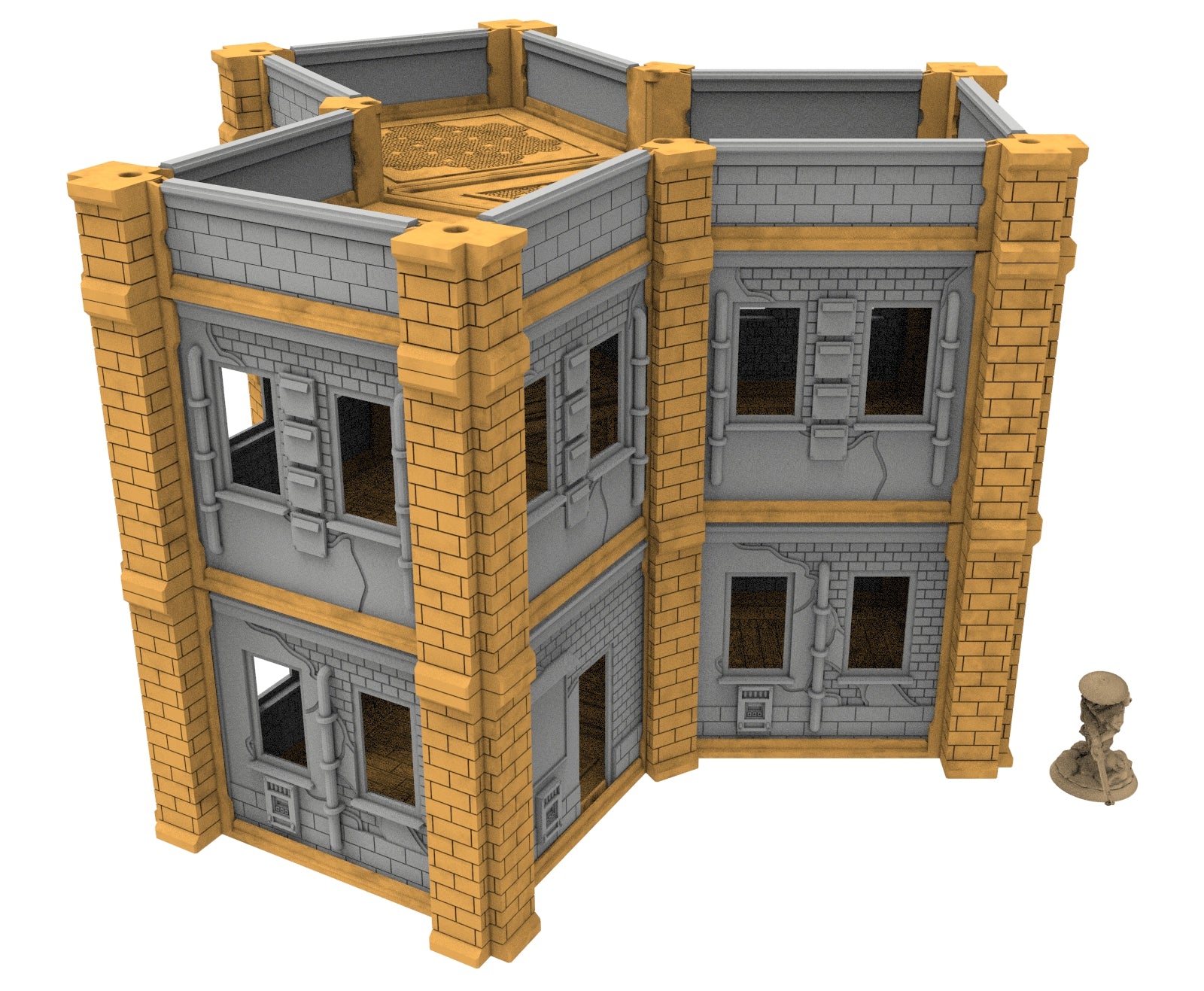 Damocles City Builder - Fragance Dormitory - Modular Buildings & Full Biome