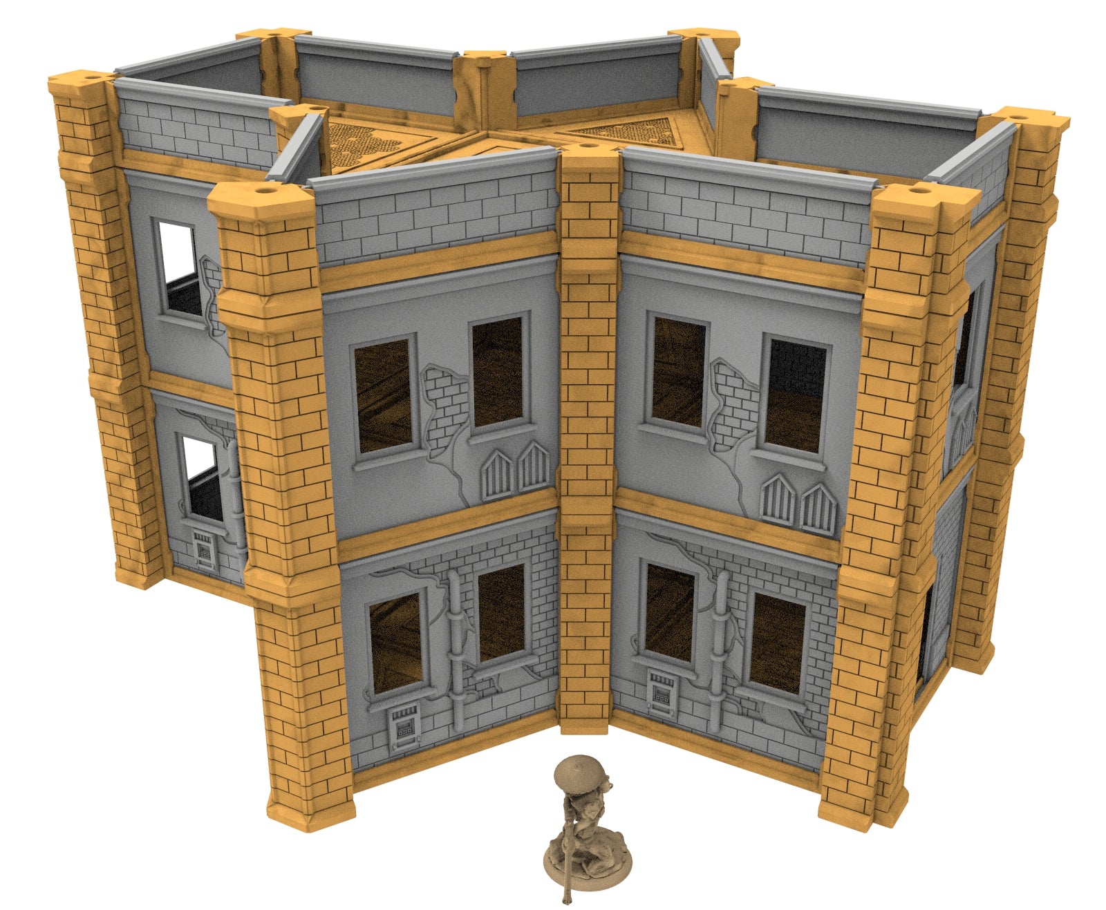 Damocles City Builder - Fragance Dormitory - Modular Buildings & Full Biome