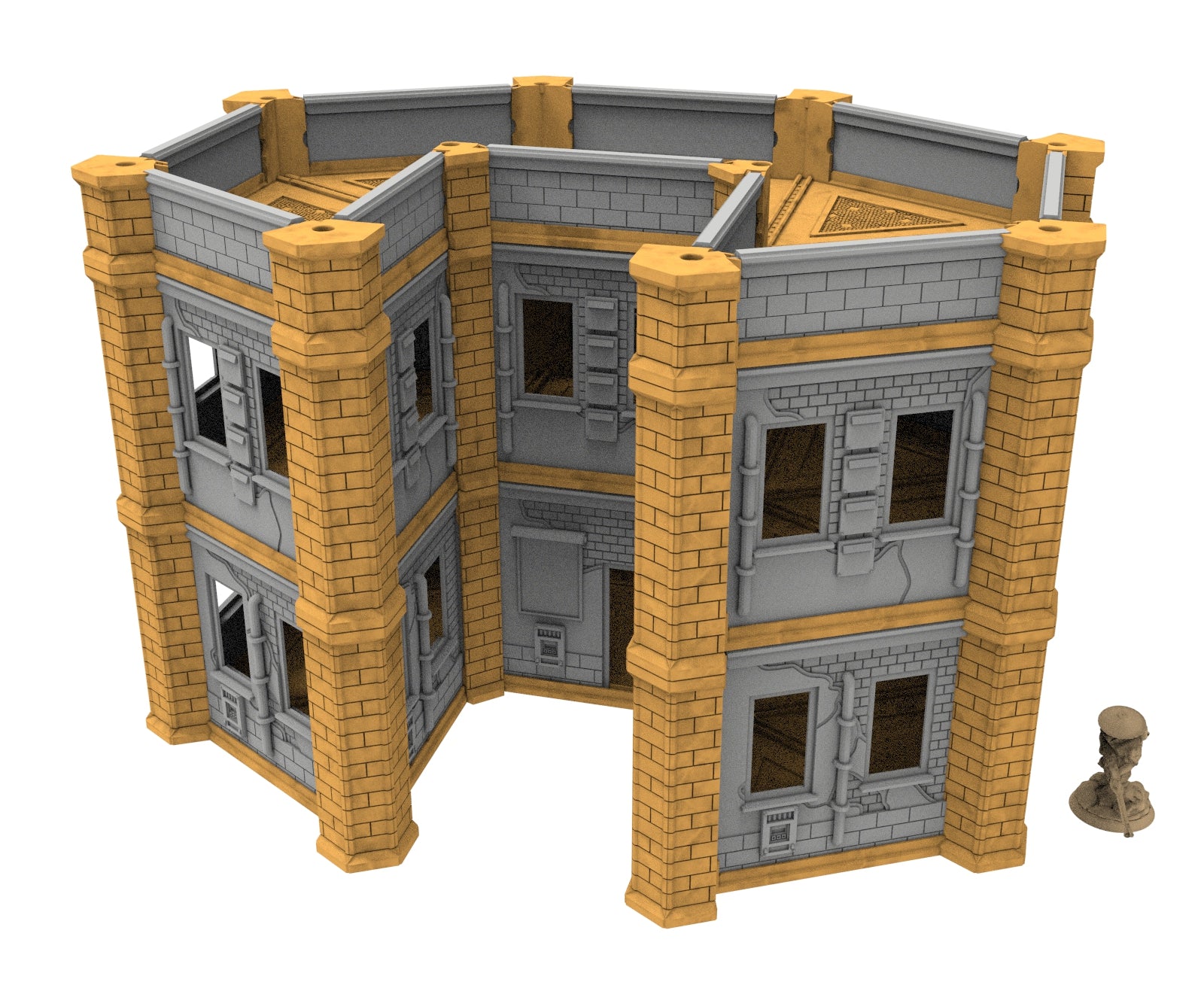 Damocles City Builder - Fragance Dormitory - Modular Buildings & Full Biome