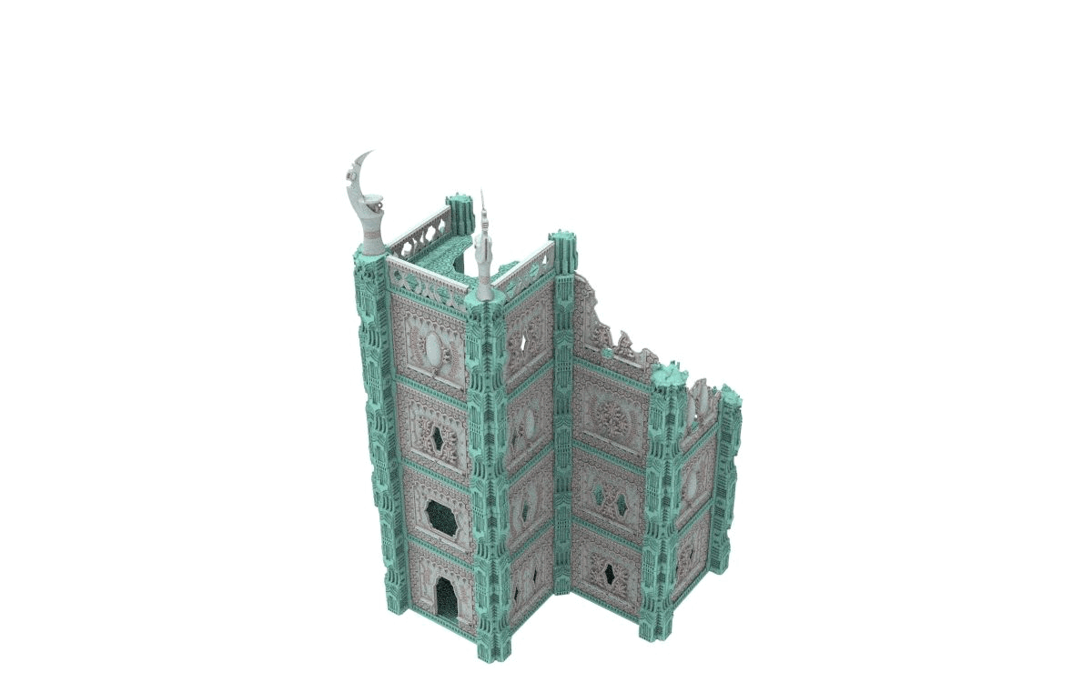 Damocles City Builder - Dark city of Myriam - Modular Buildings & Full Biome