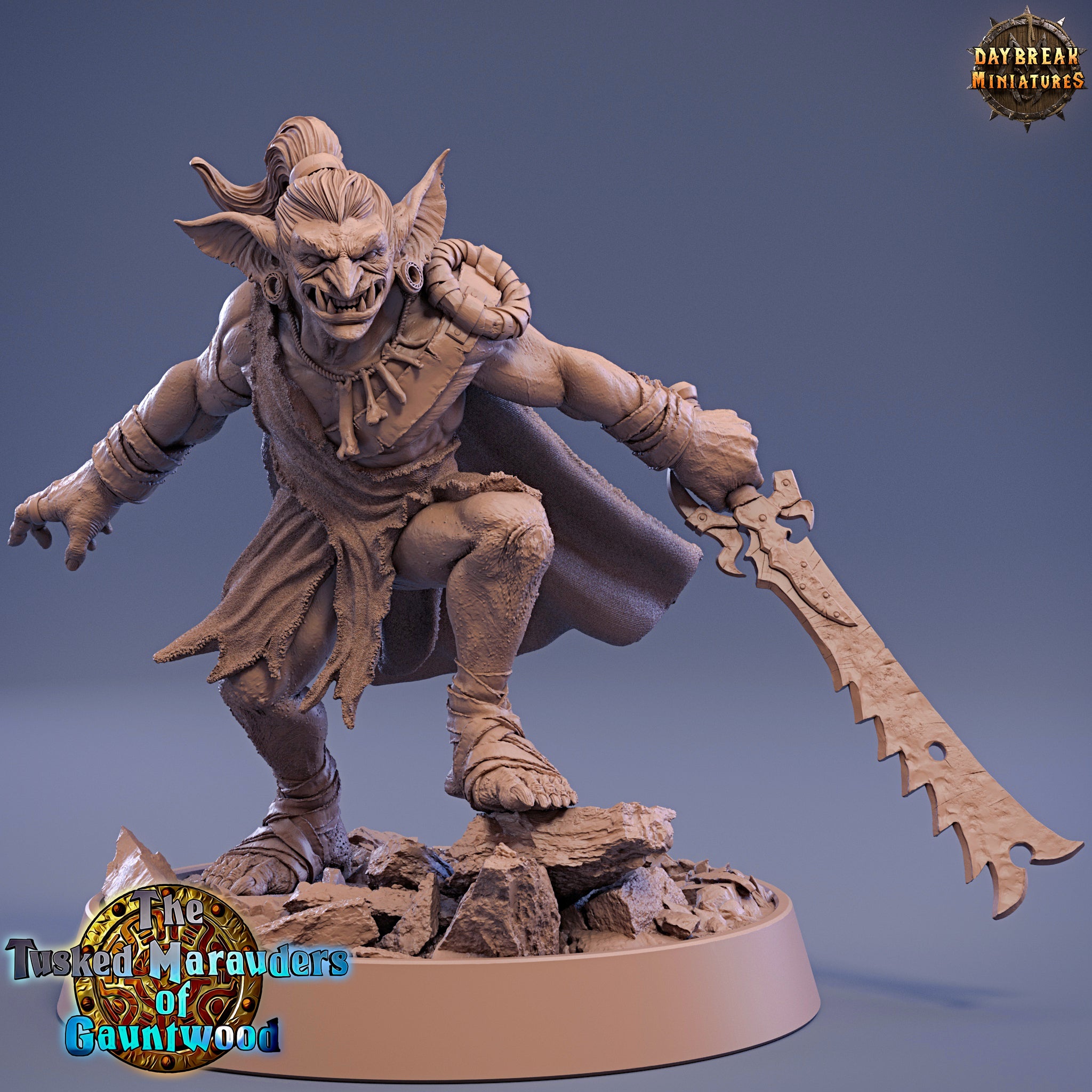 Peau verte - Egan Loordi, Les Maraudeurs à défenses de Gauntwood, miniatures de l'aube