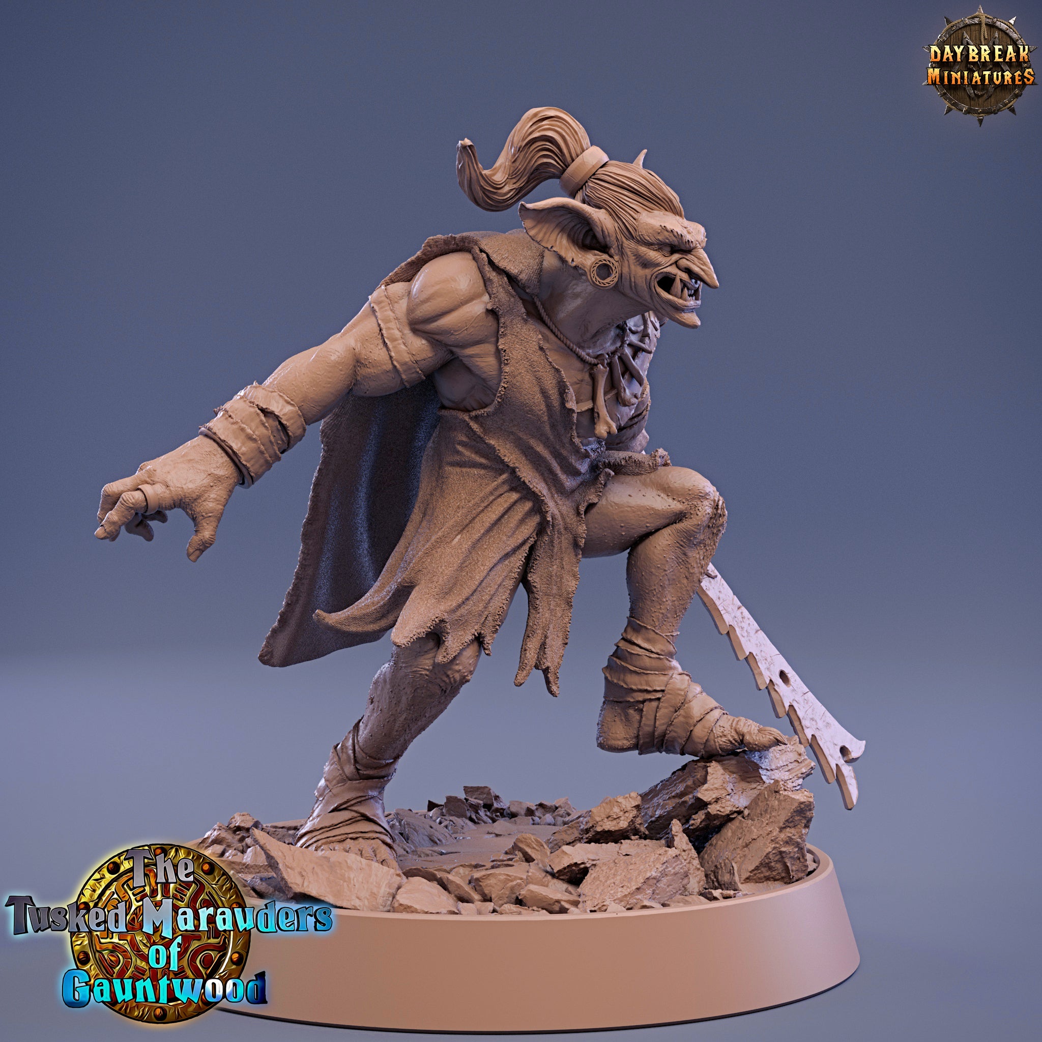 Peau verte - Egan Loordi, Les Maraudeurs à défenses de Gauntwood, miniatures de l'aube