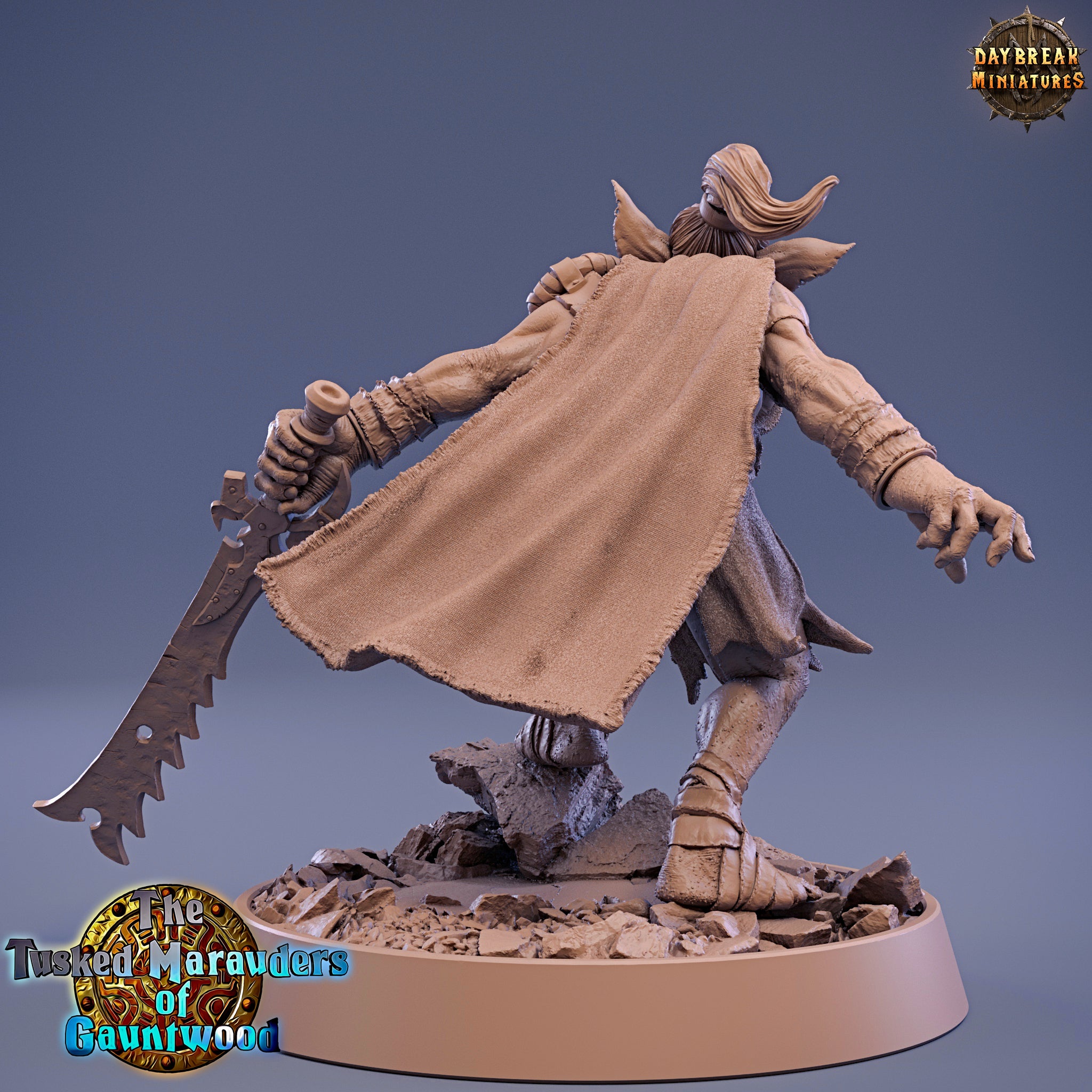 Peau verte - Egan Loordi, Les Maraudeurs à défenses de Gauntwood, miniatures de l'aube