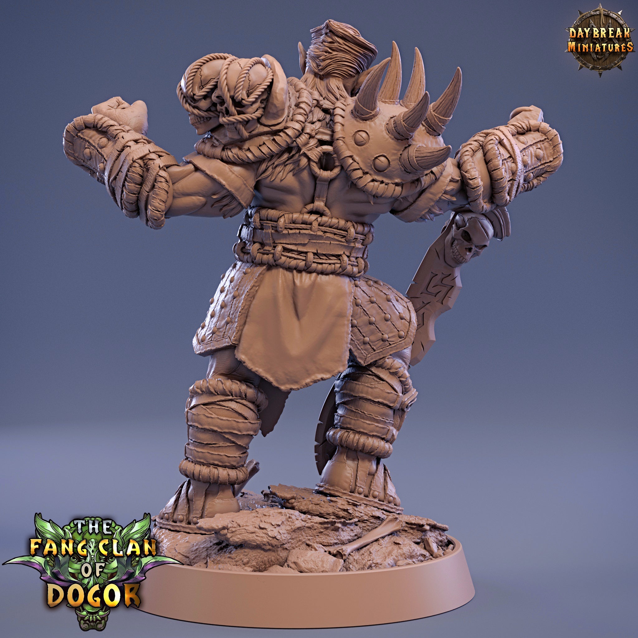 Green Skin - Fin’gaa Stonefang, The Fang Clan of Dogor - Daybreak Miniatures
