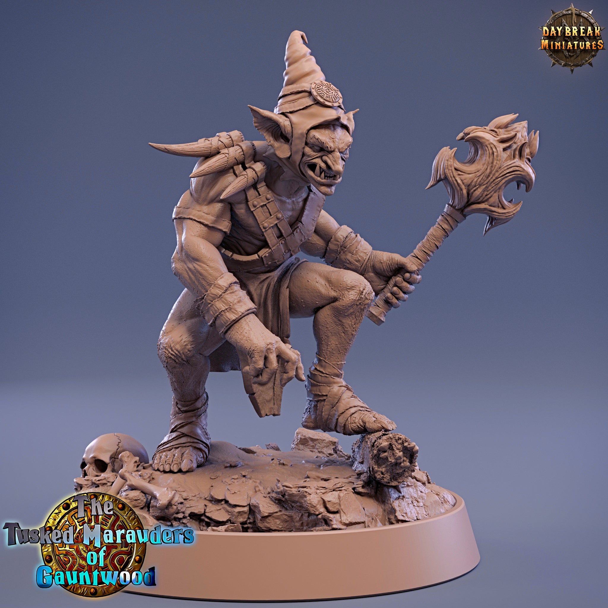 Green Skin - Frontar Gauss, The Tusked Marauders of Gauntwood - Daybreak Miniatures