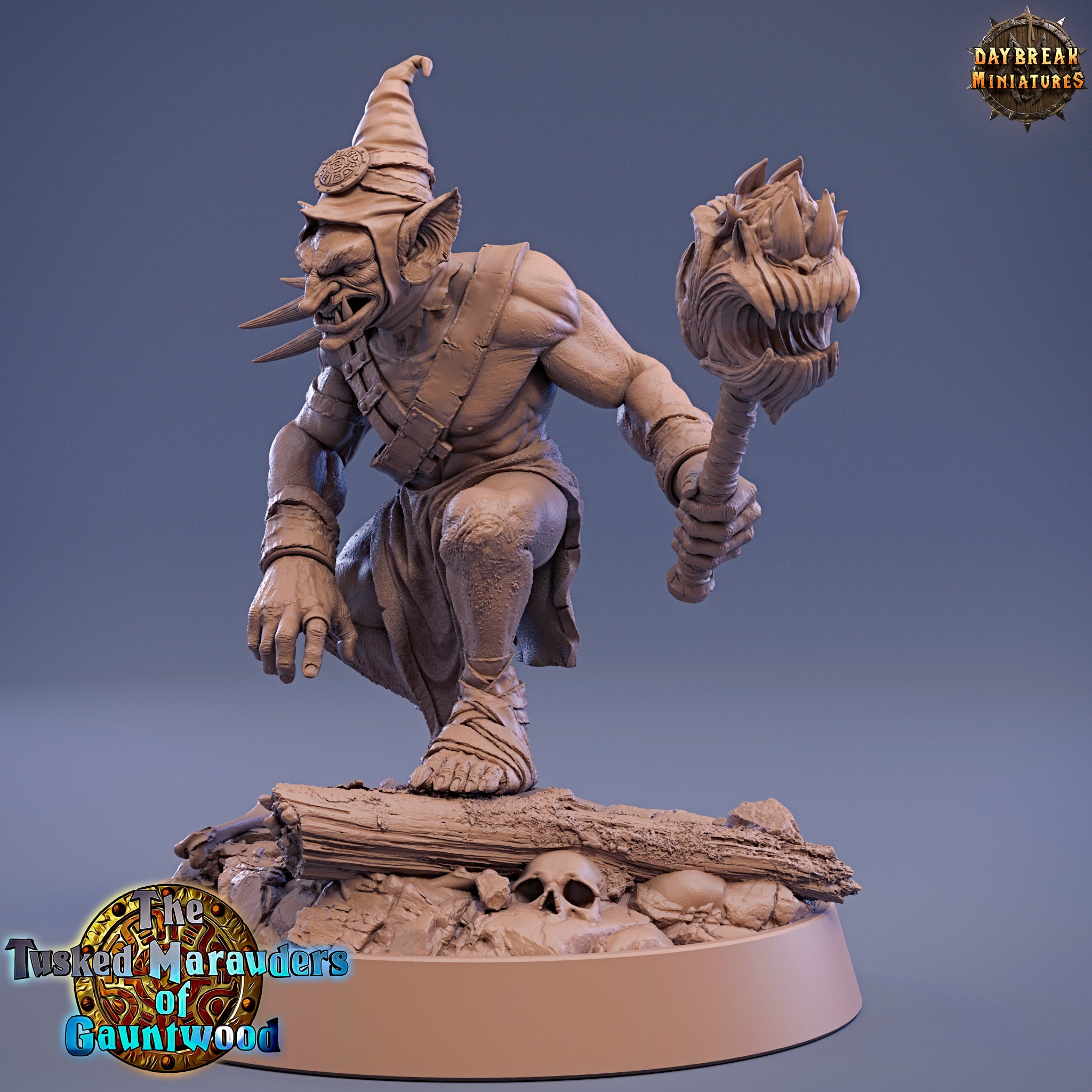 Green Skin - Frontar Gauss, The Tusked Marauders of Gauntwood - Daybreak Miniatures