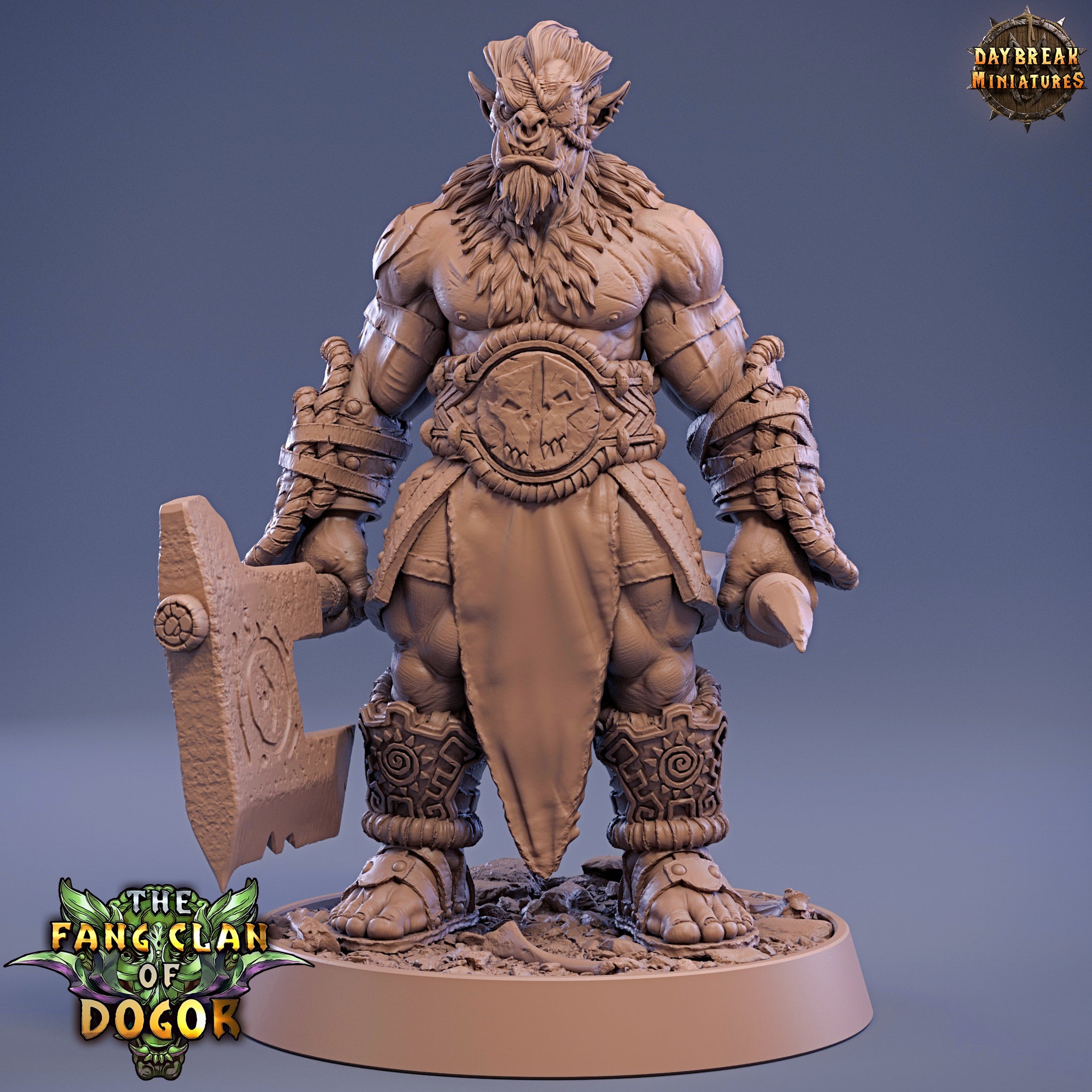 Grüne Haut – Gan'daal Rind, der Fang-Clan von Dogor, Daybreak Miniatures
